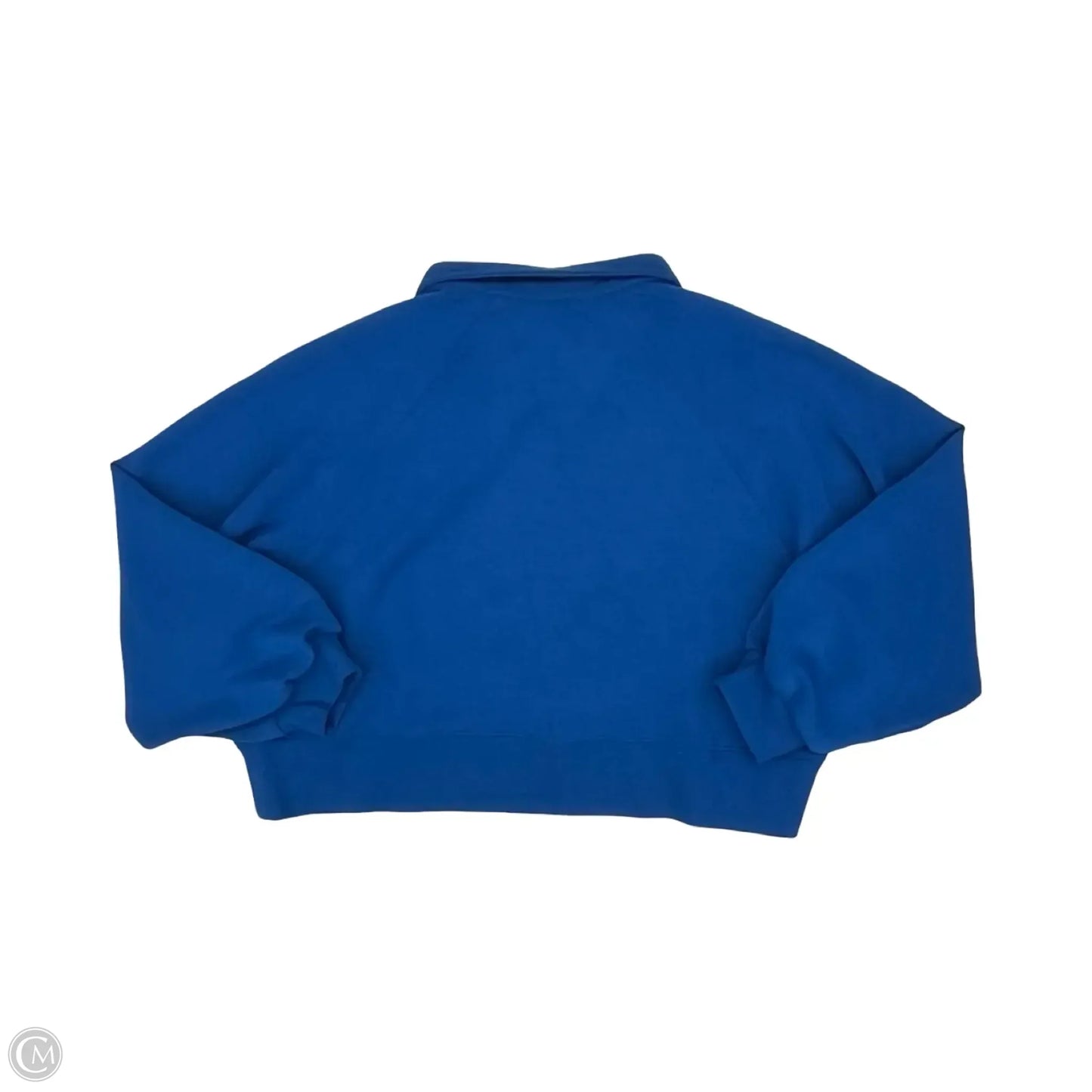 Sweatshirt Collar By Simply Southern In Blue, Size: M