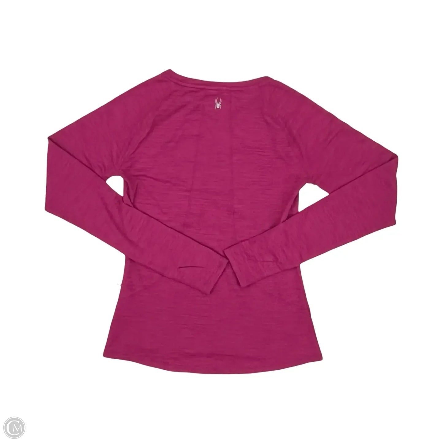 Athletic Top Long Sleeve Crewneck By Spyder In Pink, Size: S