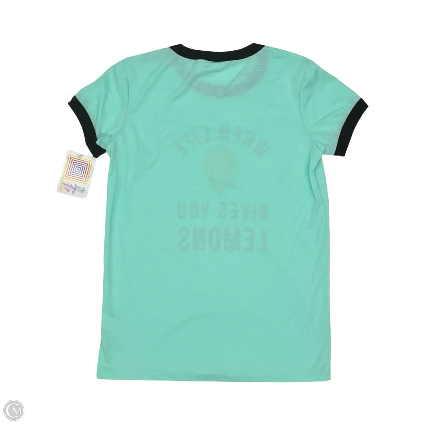 Top Short Sleeve By Lularoe In Green, Size: Xs
