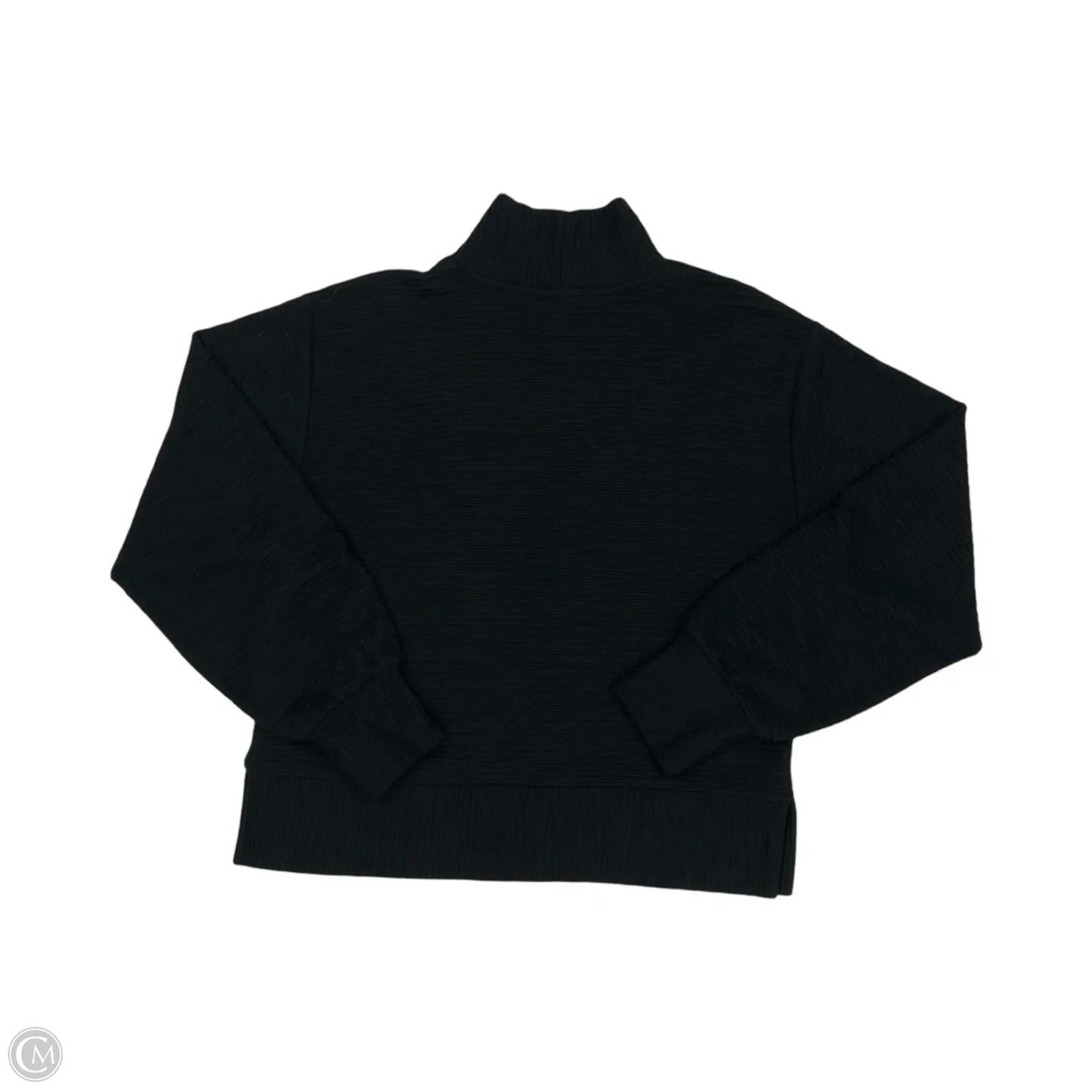 Athletic Top Long Sleeve Collar By Calia In Black, Size: S