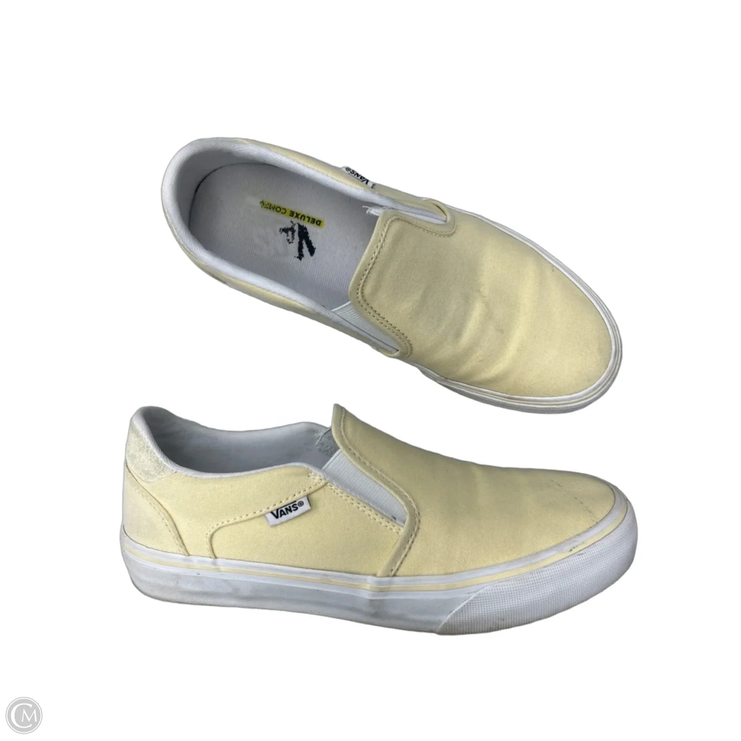 Shoes Sneakers By Vans In Yellow, Size: 9