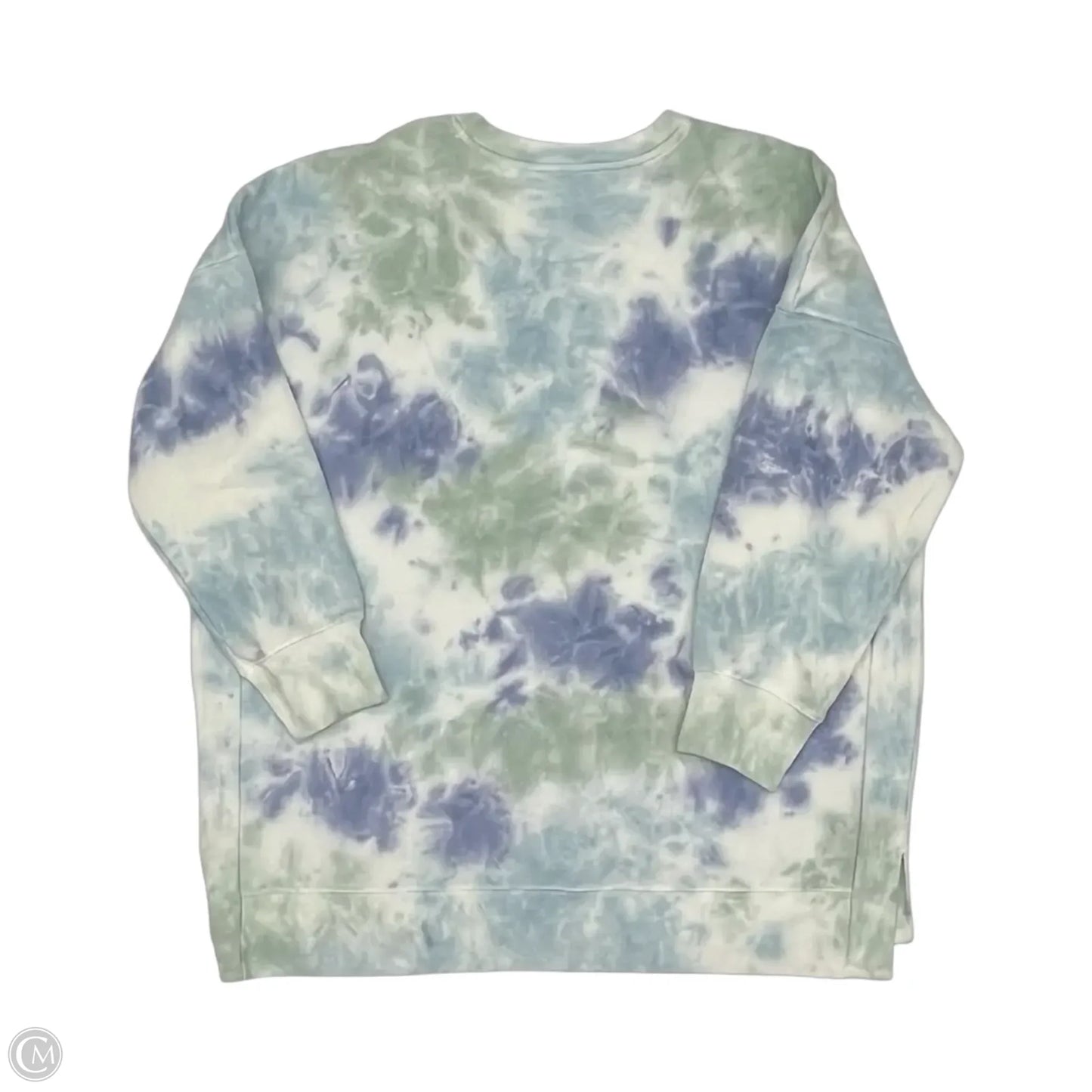 Sweatshirt Crewneck By So In Blue & Green, Size: Xxl