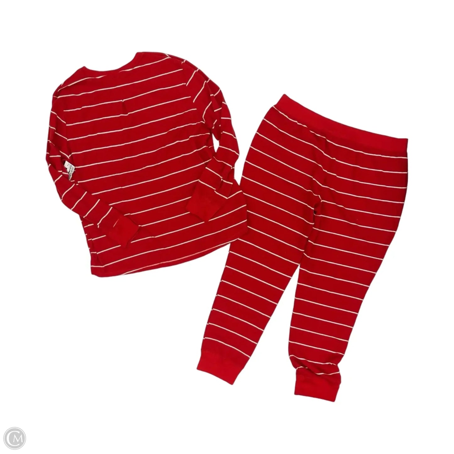 Pajamas 2pc By Stars Above In Red & White, Size: Xxl
