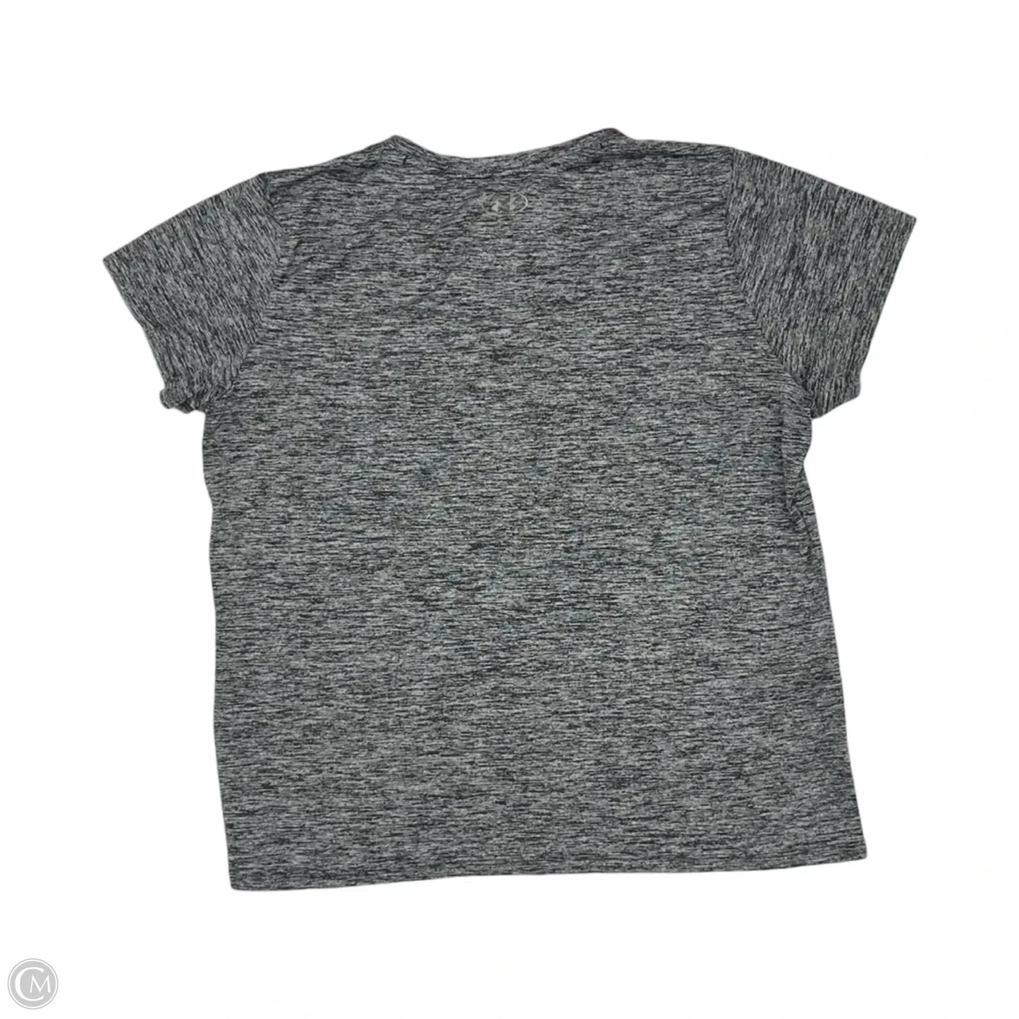 Athletic Top Short Sleeve By Under Armour In Grey, Size: Xl