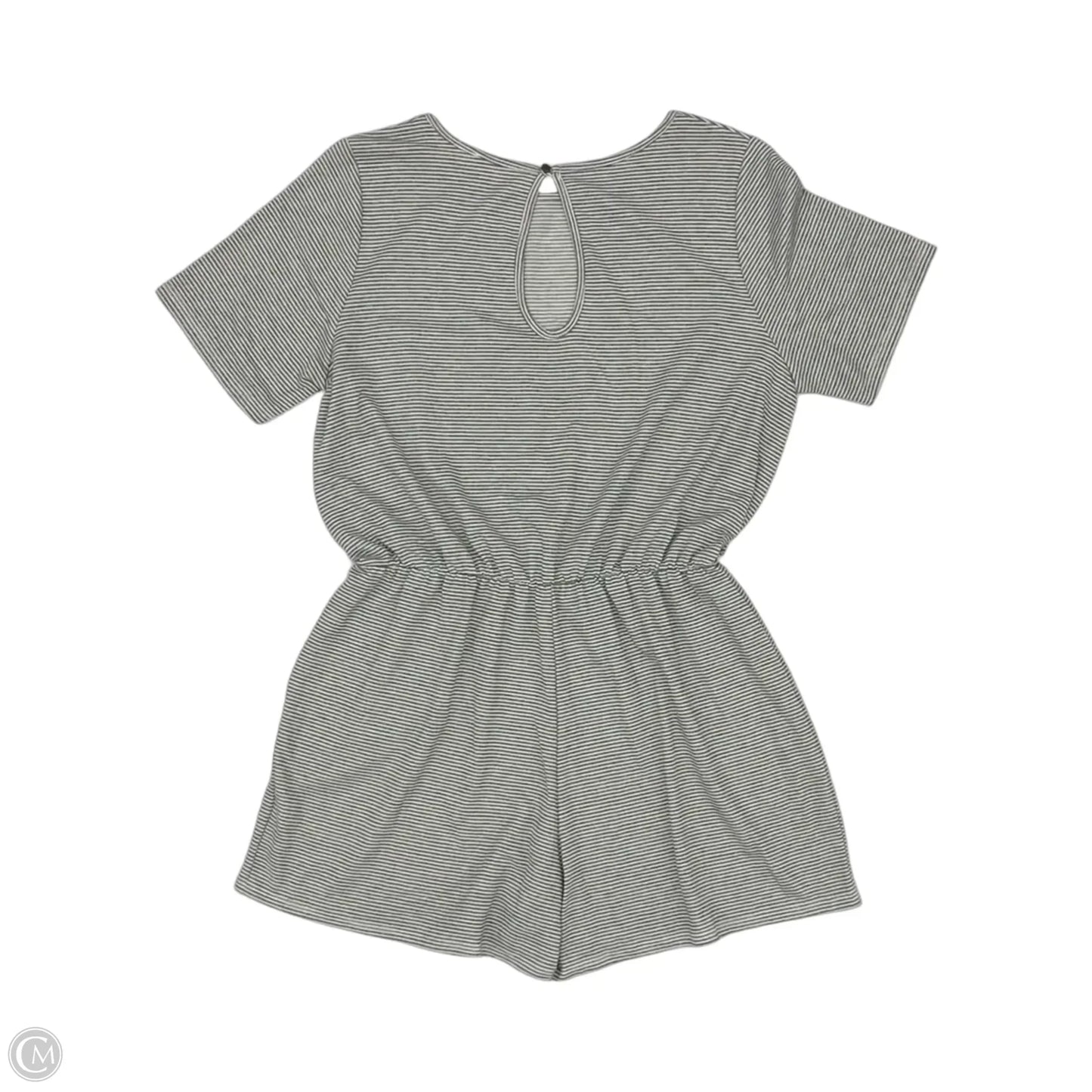 Romper By Mts In Grey & White, Size: L