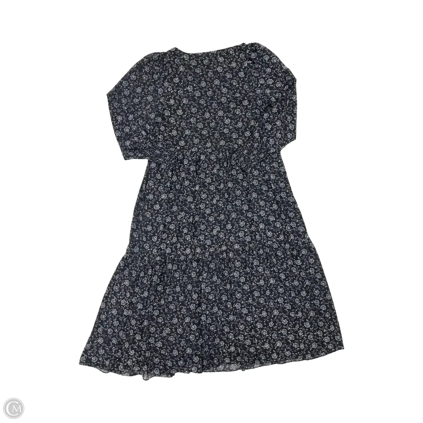 Dress Party Midi By Madewell In Black, Size: S