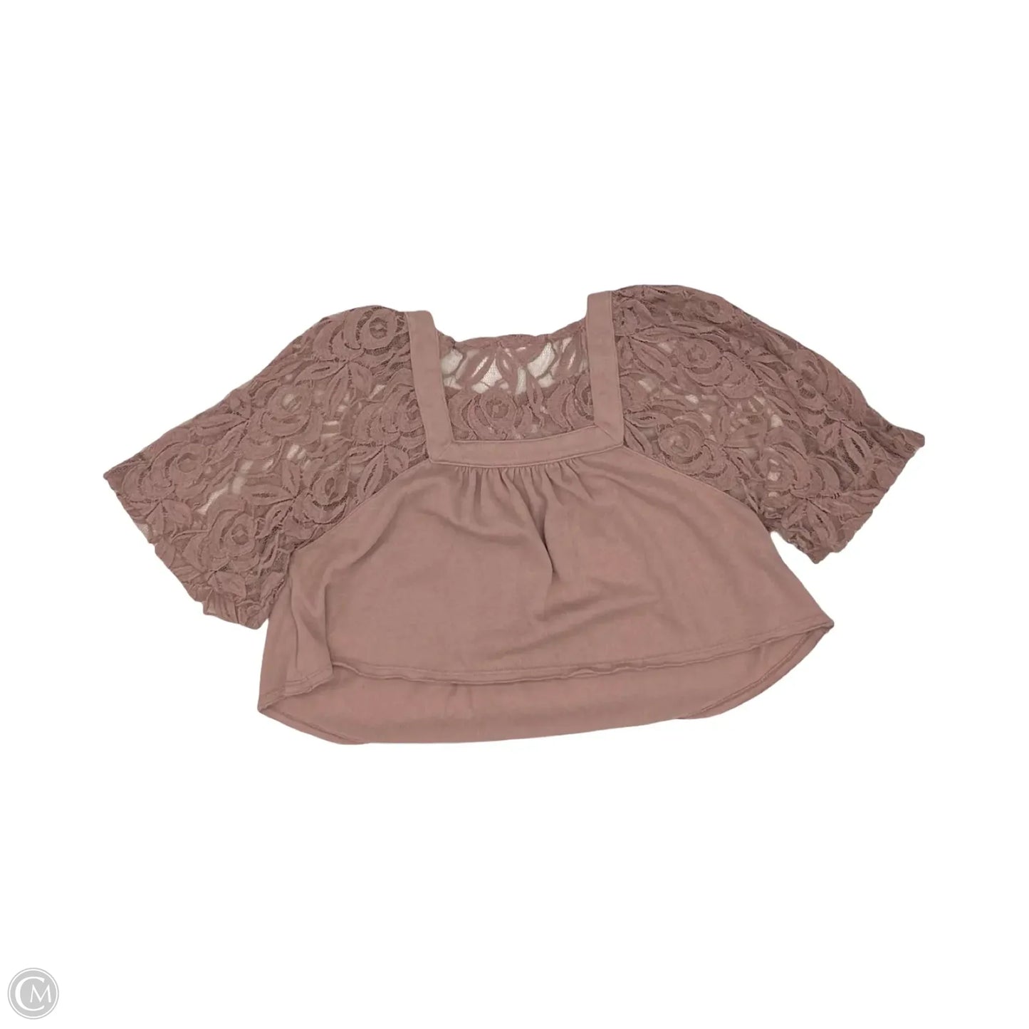 Top Short Sleeve By We The Free In Mauve, Size: S