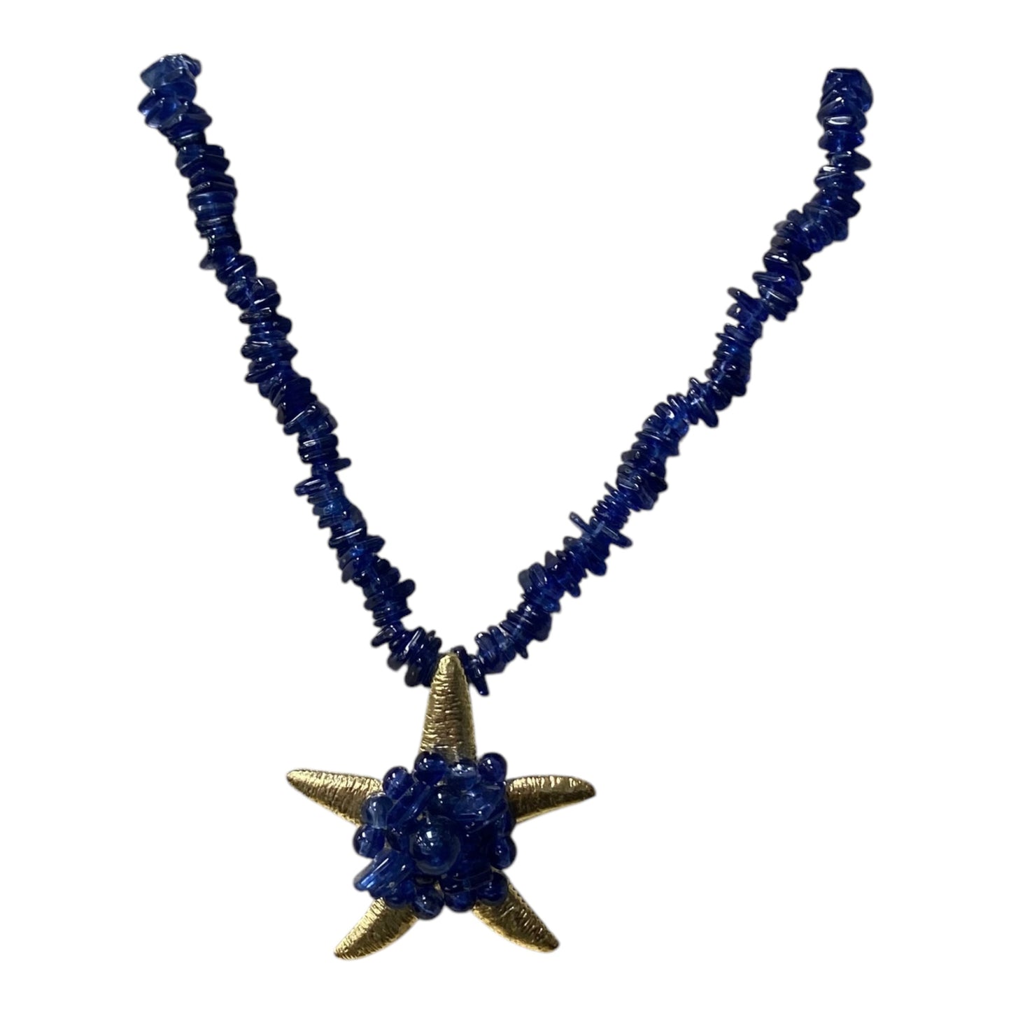 Necklace Statement In Blue
