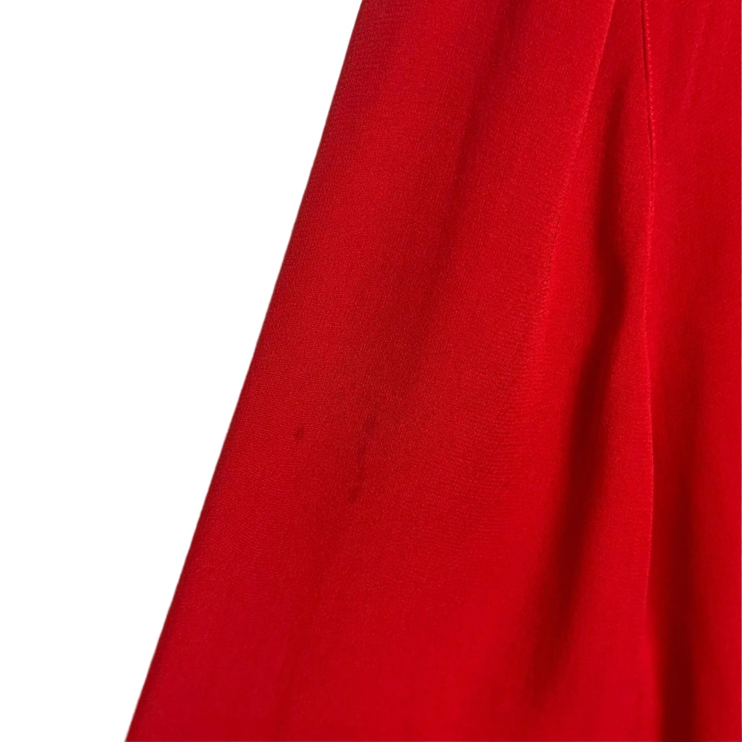 Blouse Luxury Designer By Giorgio Armani In Red, Size: M (42)