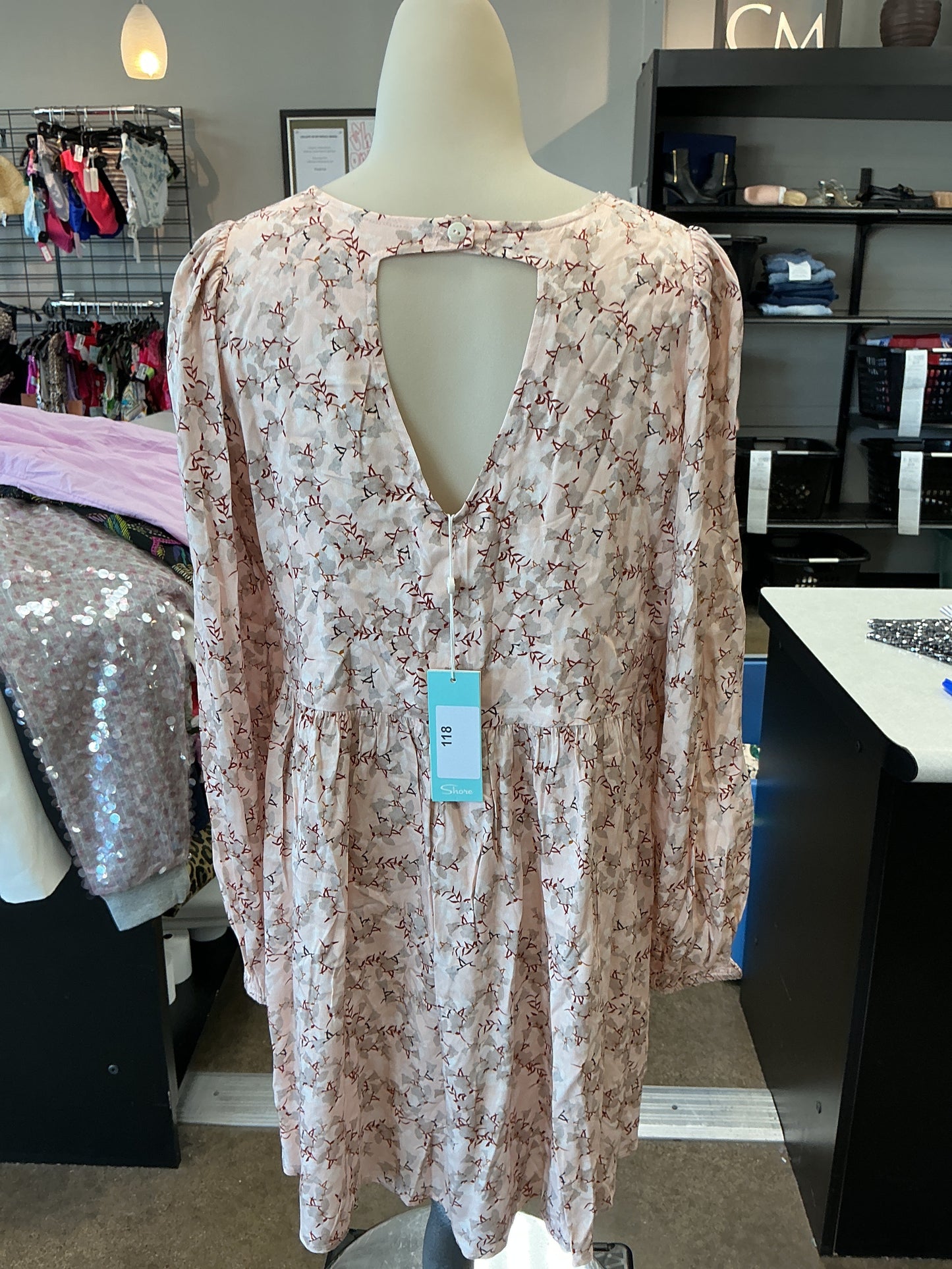 Dress Casual Short By Shore In Pink, Size:S