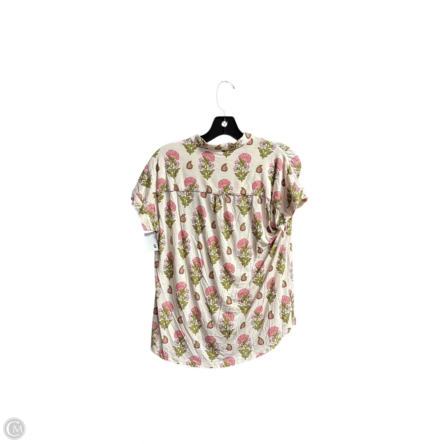 Top Short Sleeve By Soma In Floral Print, Size: Xs