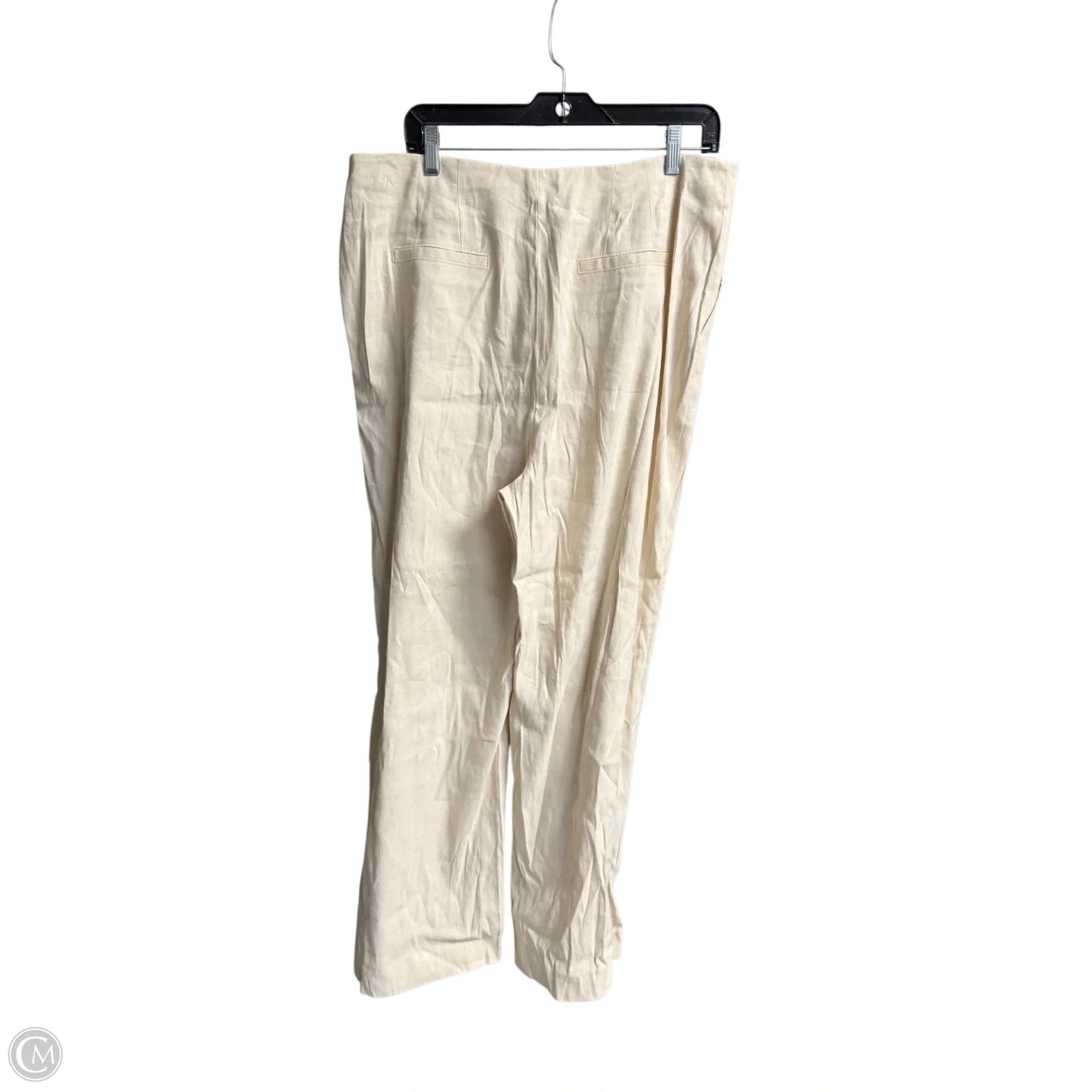 Pants Wide Leg By Antonio Melani In Beige, Size: 14