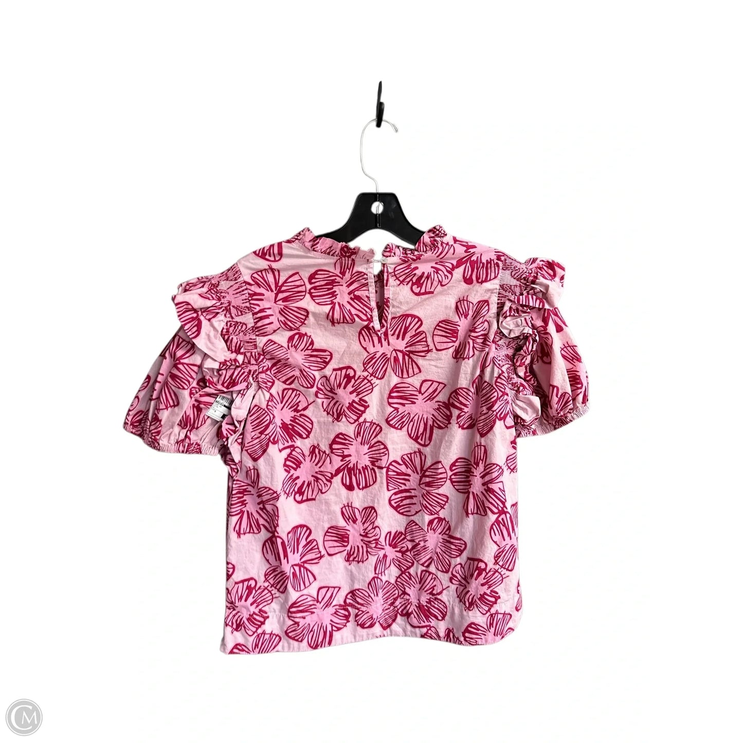 Top Short Sleeve By Jodifl In Pink, Size: S