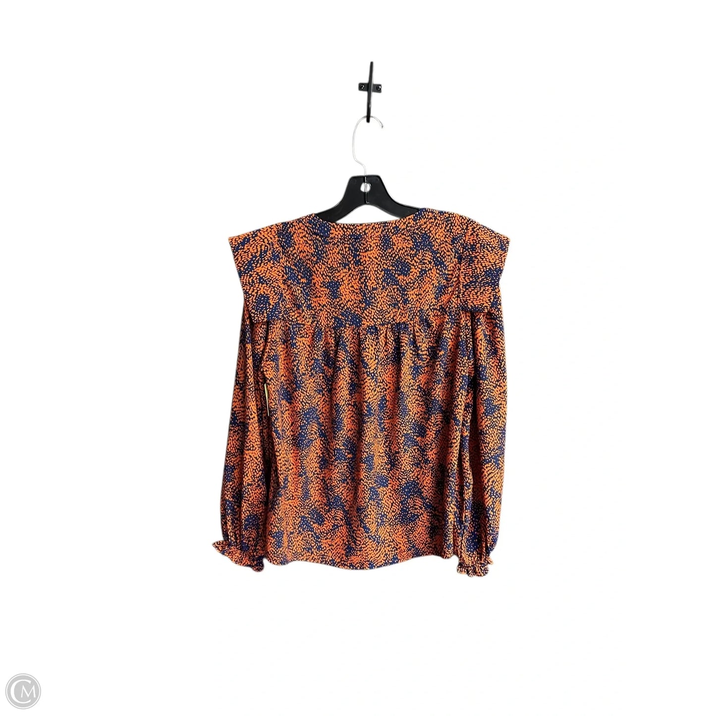 Top Long Sleeve By Jodifl In Blue & Orange, Size: S