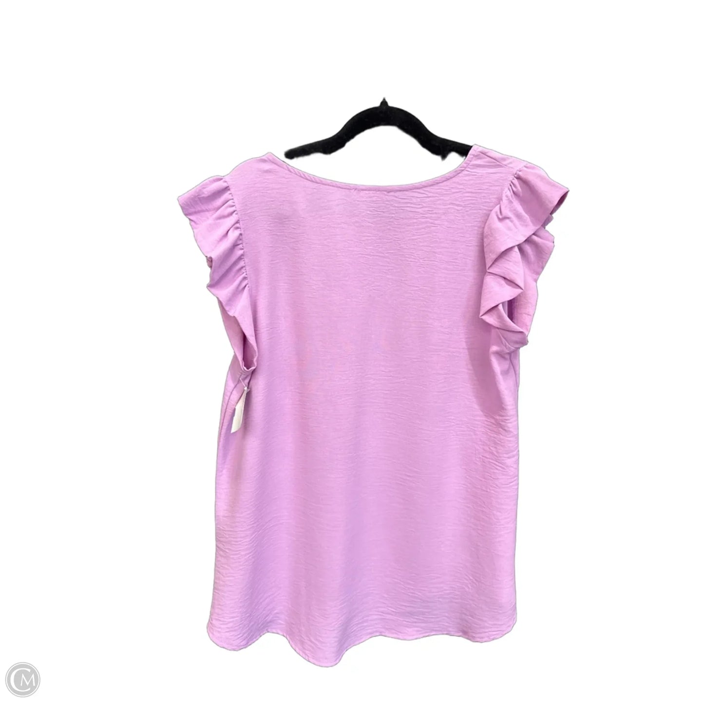 Top Sleeveless By Les Amis In Purple, Size: M