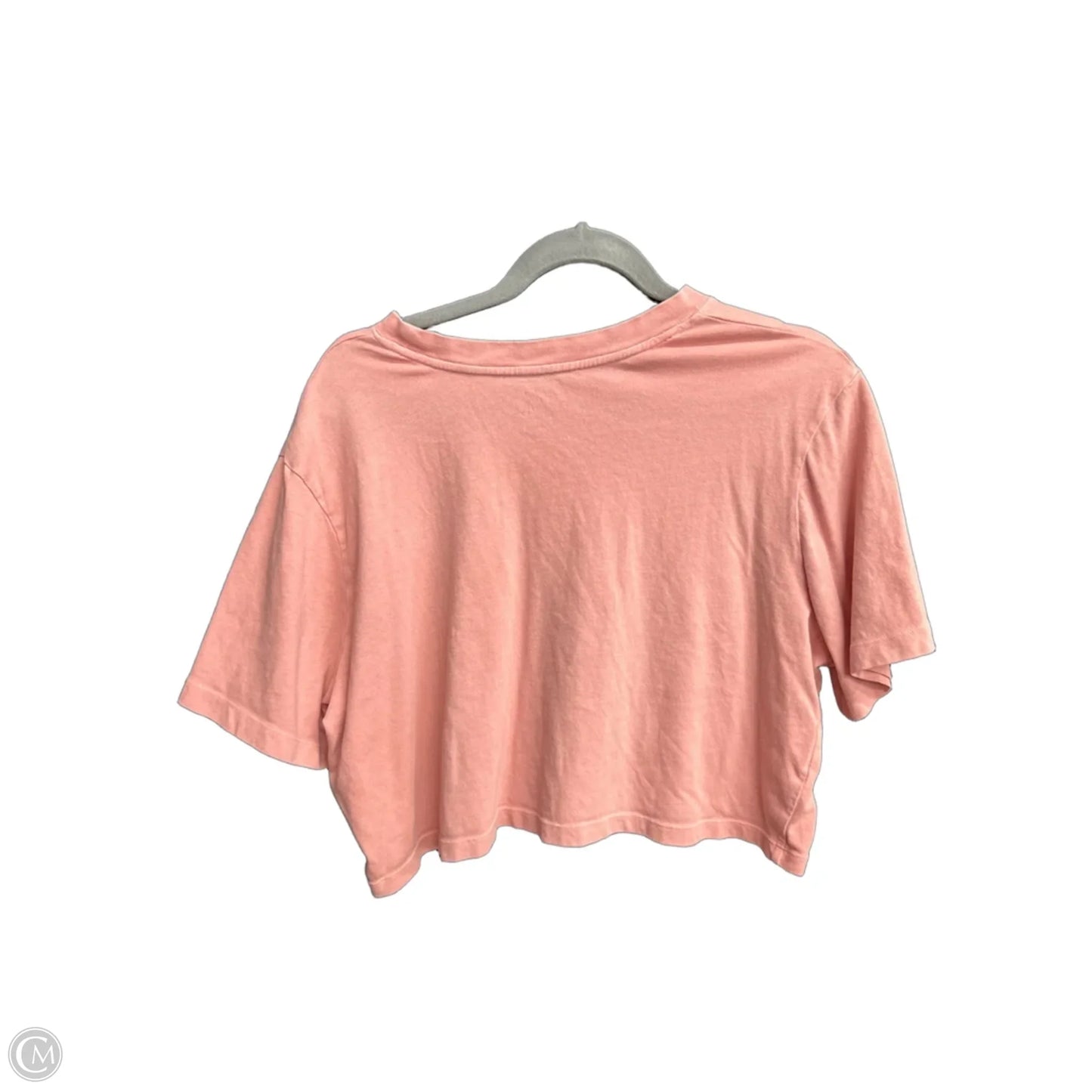 Top Short Sleeve Basic By Offline In Pink, Size: M