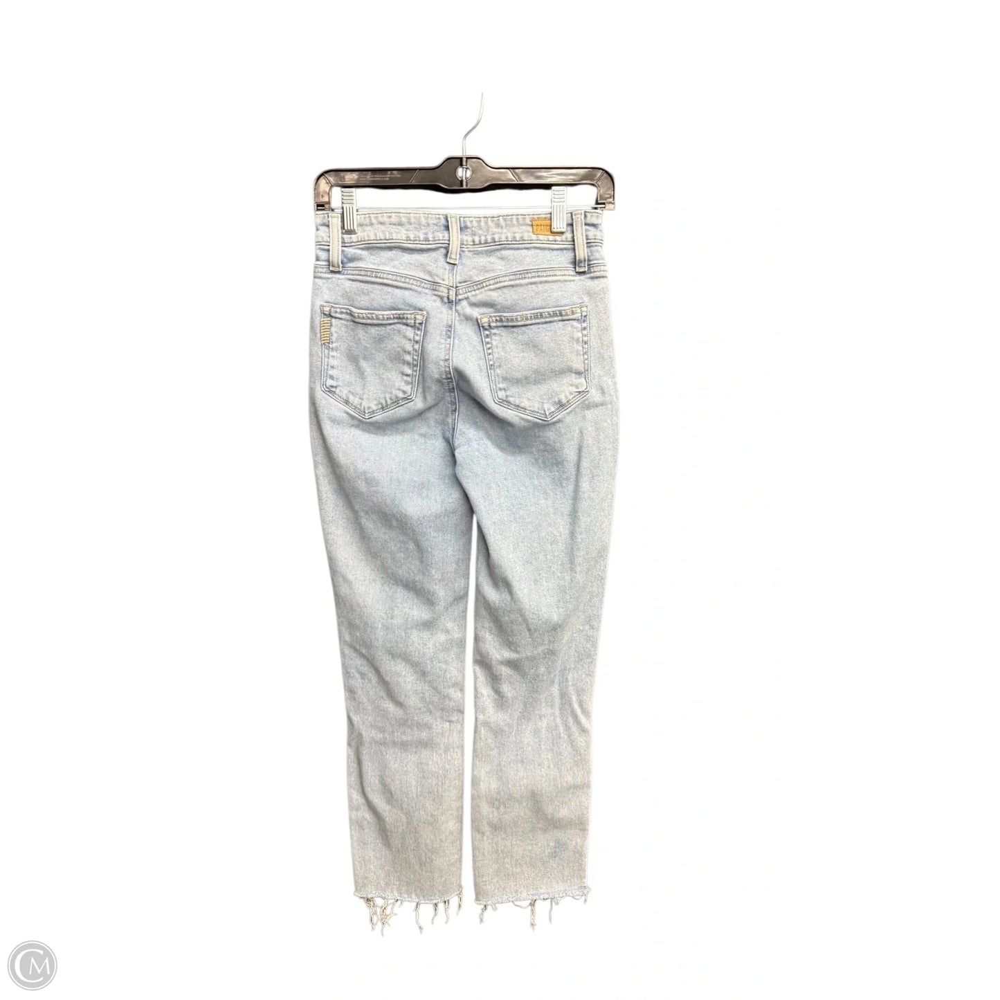 Jeans Straight By Paige In Blue Denim, Size: 2