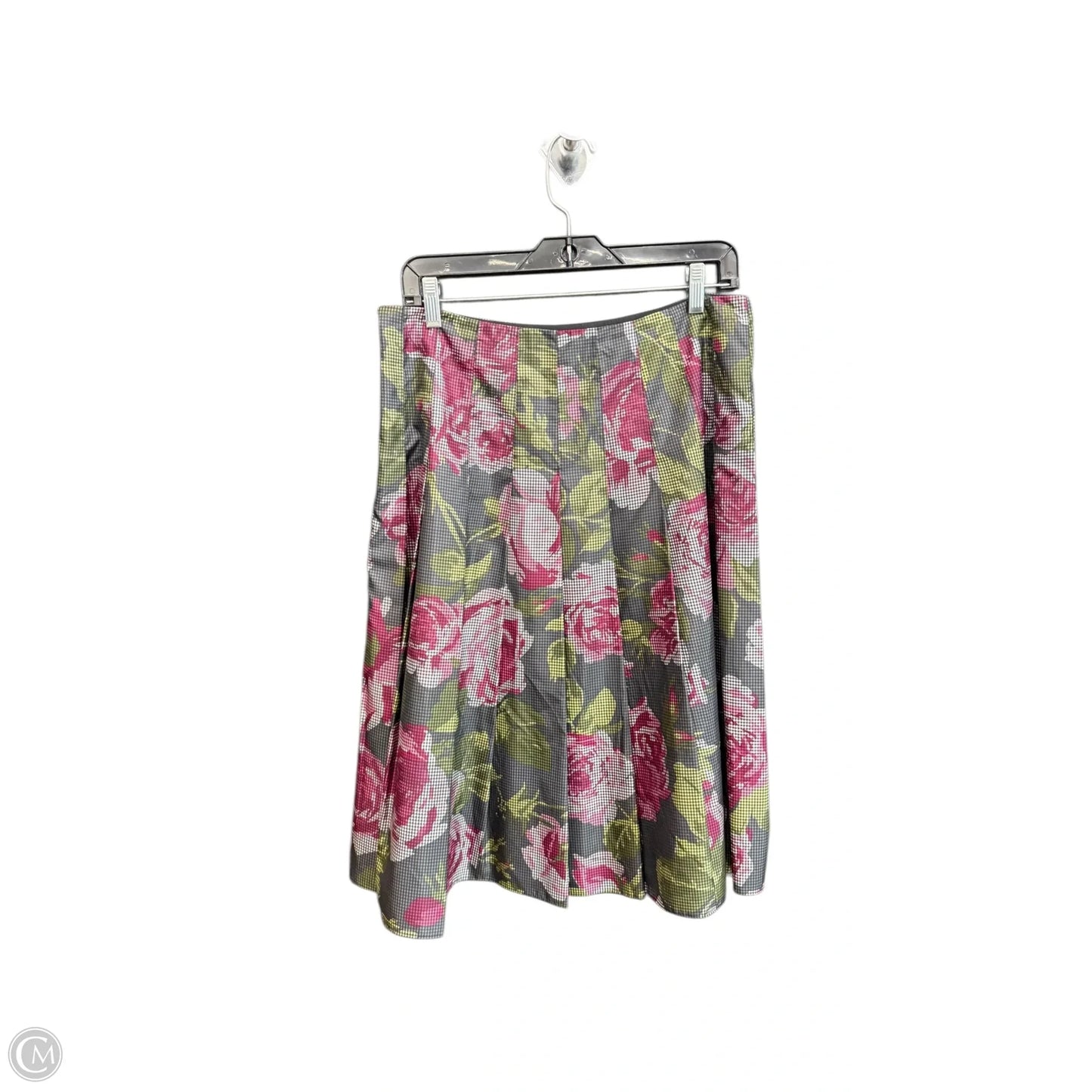Skirt Midi By Jones New York In Floral Print, Size: 10
