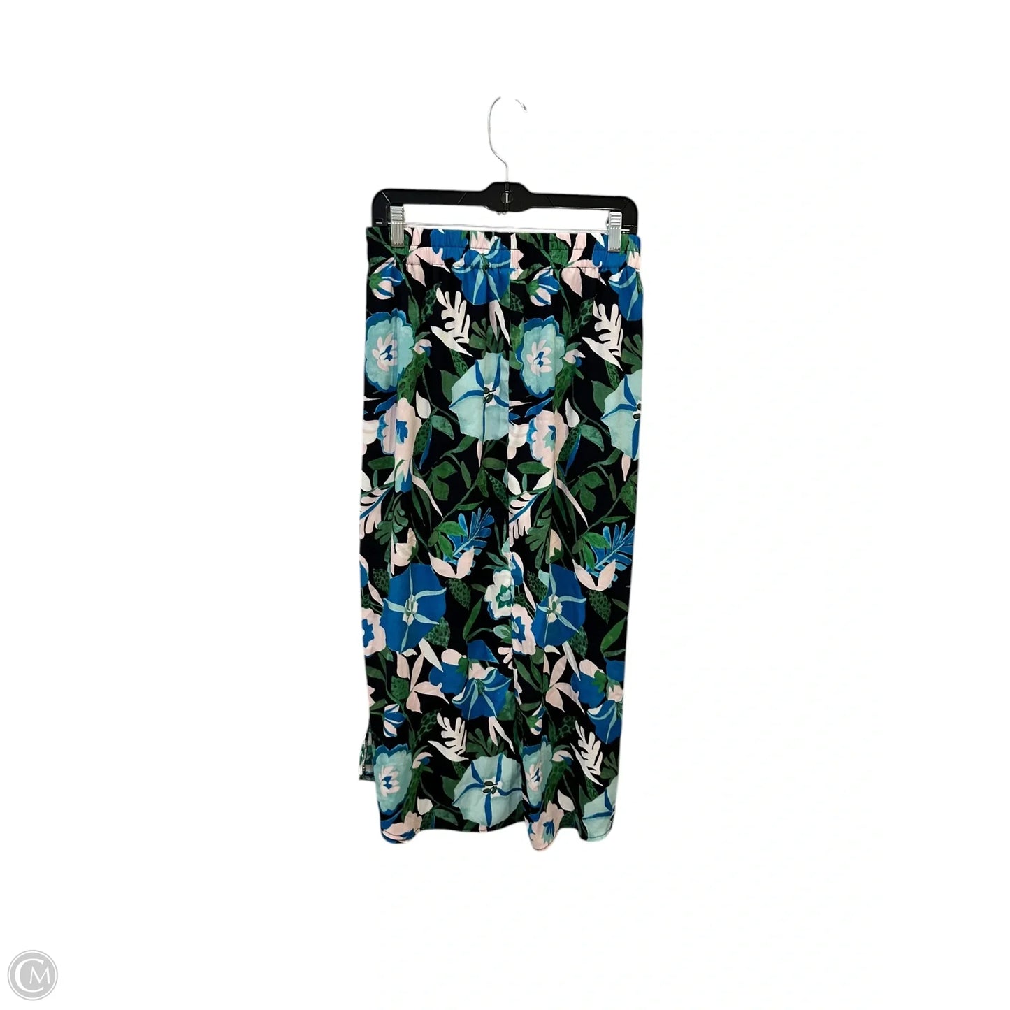 Skirt Midi By Loft In Floral Print, Size: 4