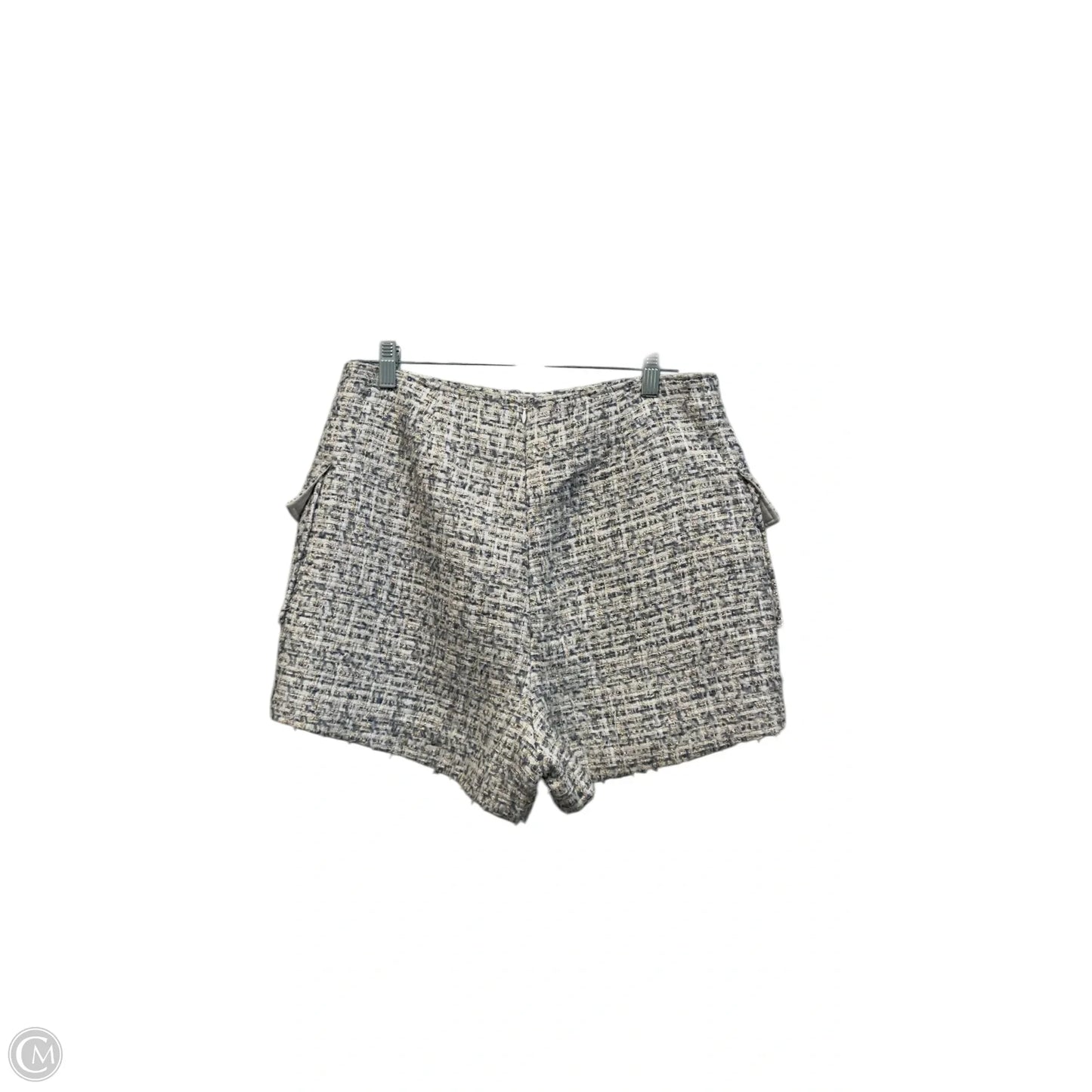 Skort By Endless Rose In Blue & Cream, Size: 12
