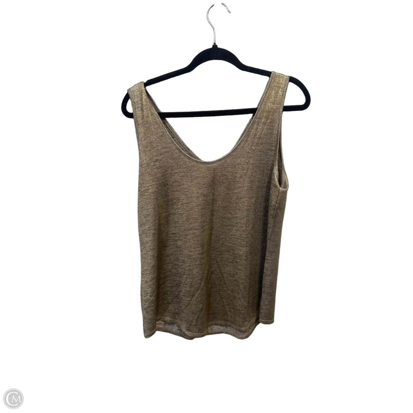 Top Sleeveless By White House Black Market In Gold, Size: M