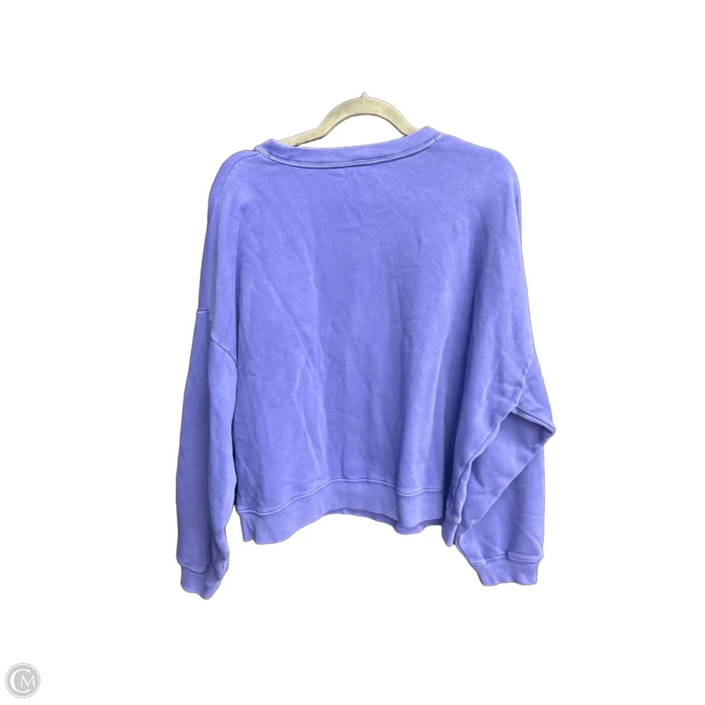 Sweatshirt Collar By Gap In Blue, Size: L