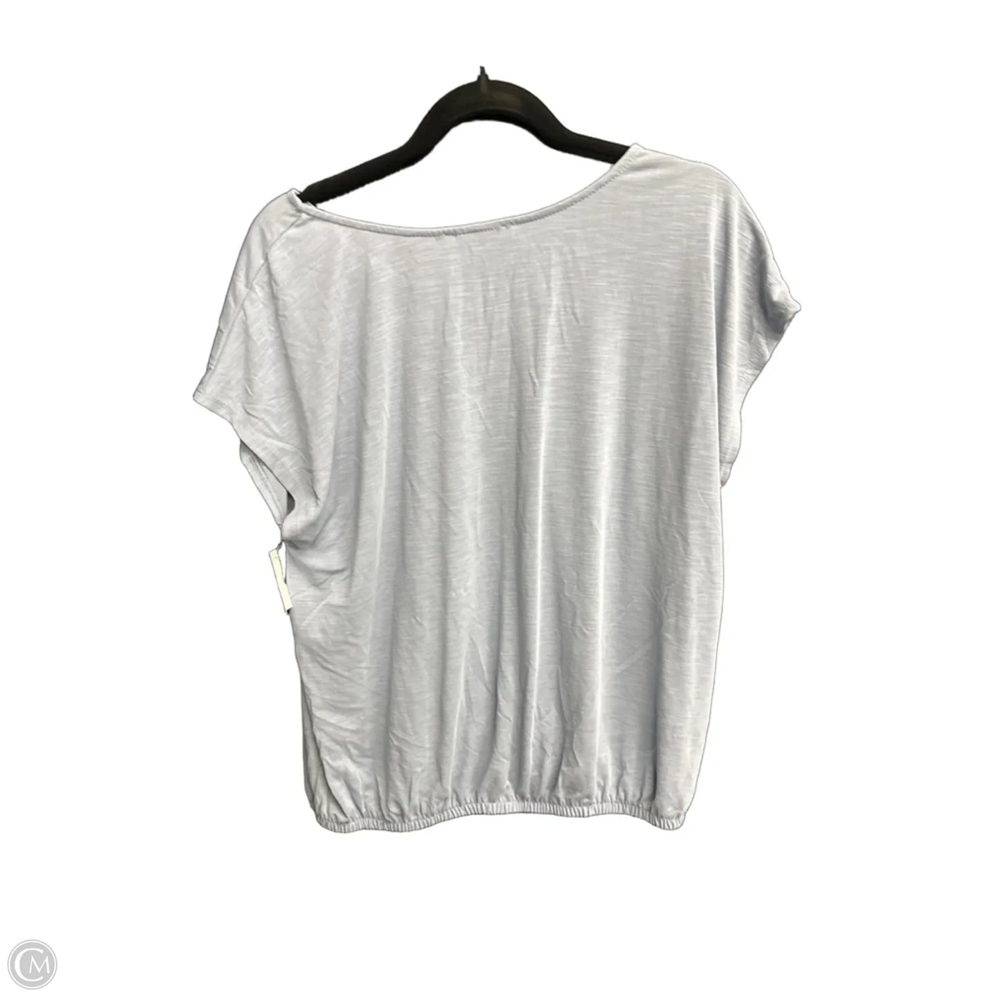 Top Short Sleeve By Green Envelope In Grey, Size: Xl