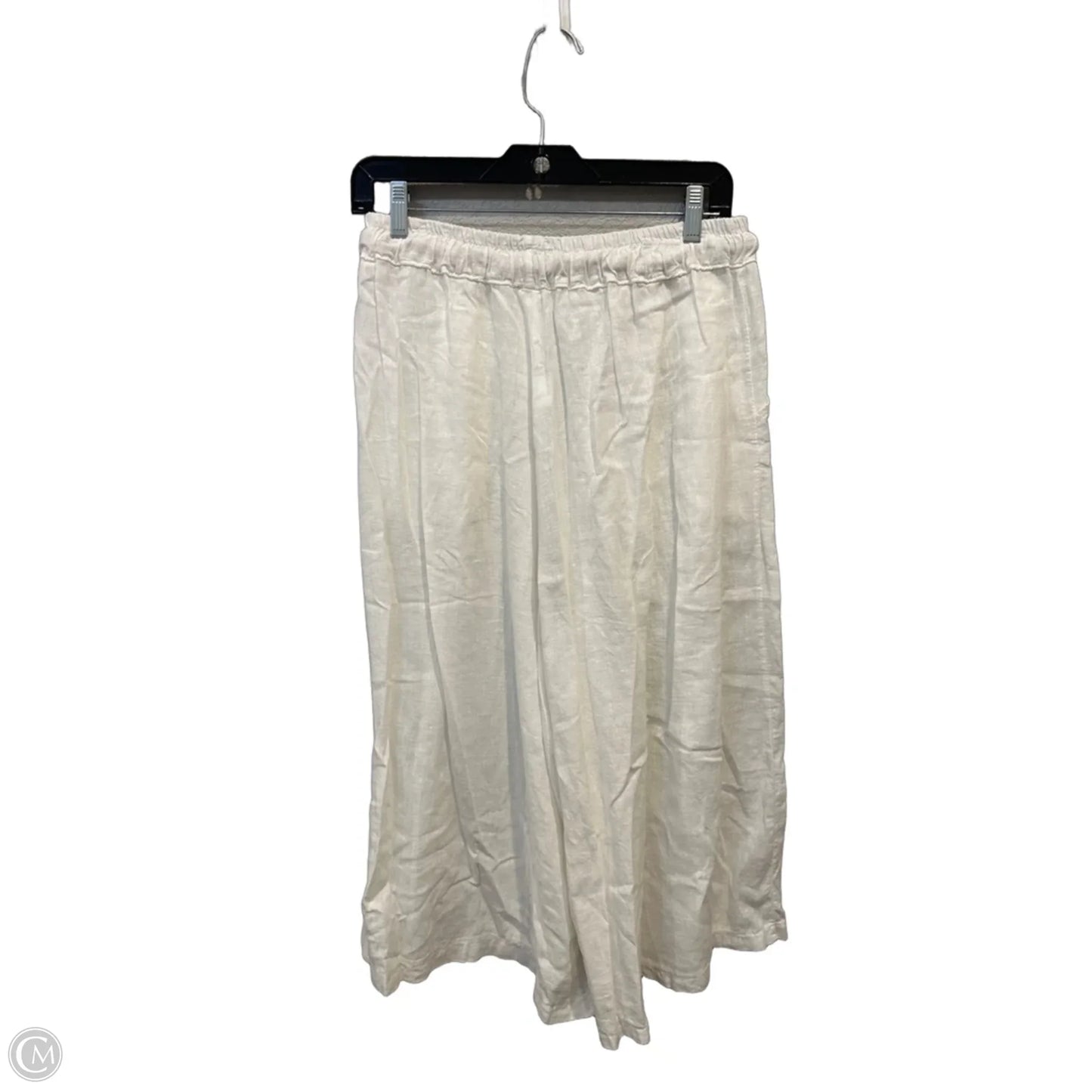 Pants Cropped By Clothes Mentor In White, Size: Osfm
