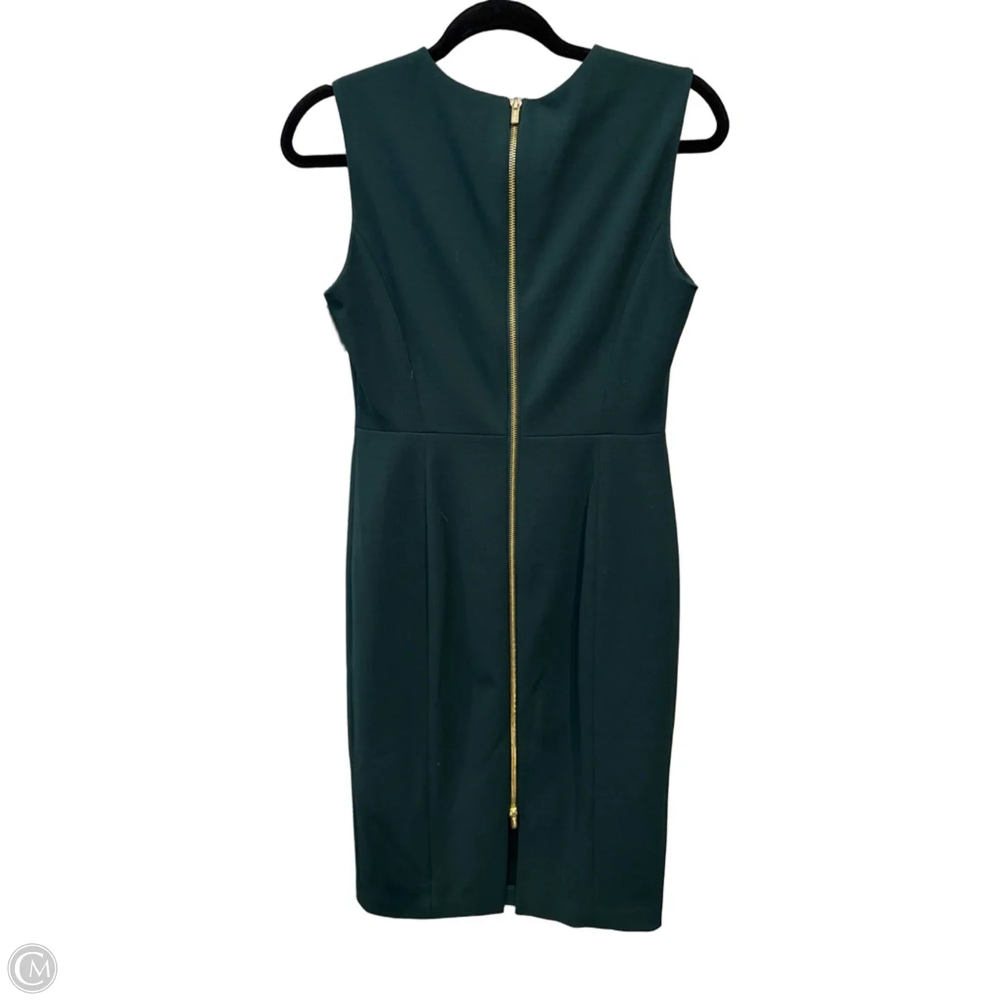 Dress Work By Calvin Klein In Green, Size: S