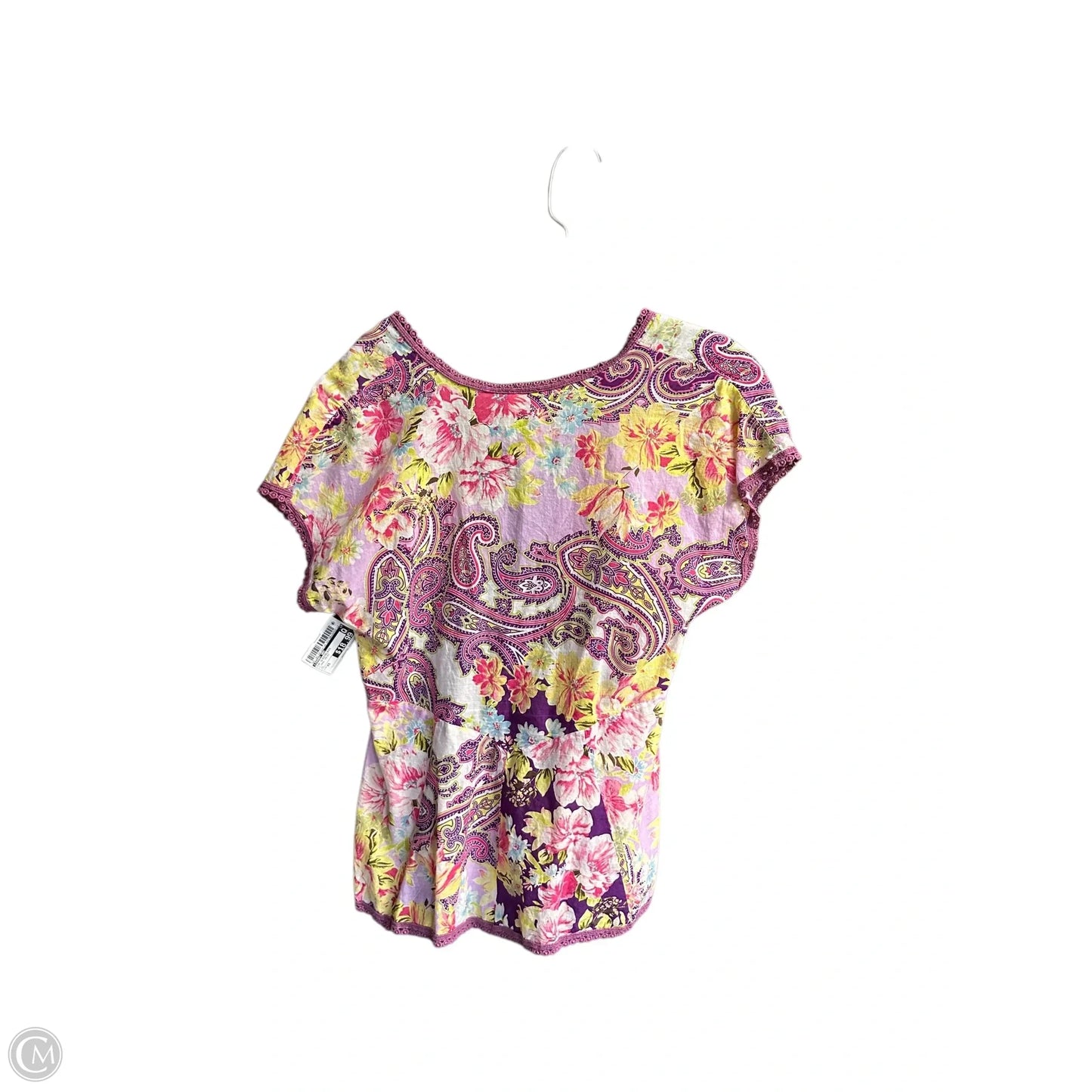 Top Sleeveless By Johnny Was In Floral Print, Size: Xs