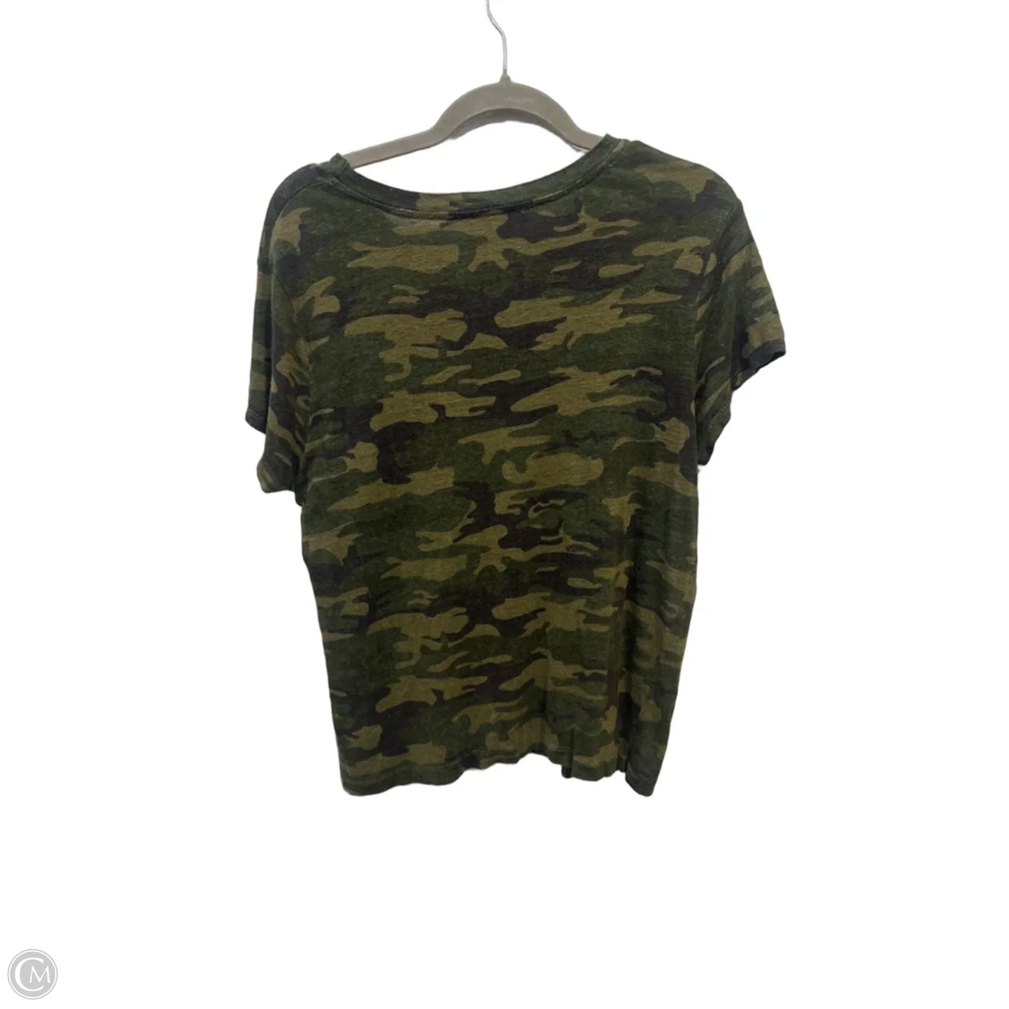 Top Short Sleeve By Sanctuary In Camouflage Print, Size: L