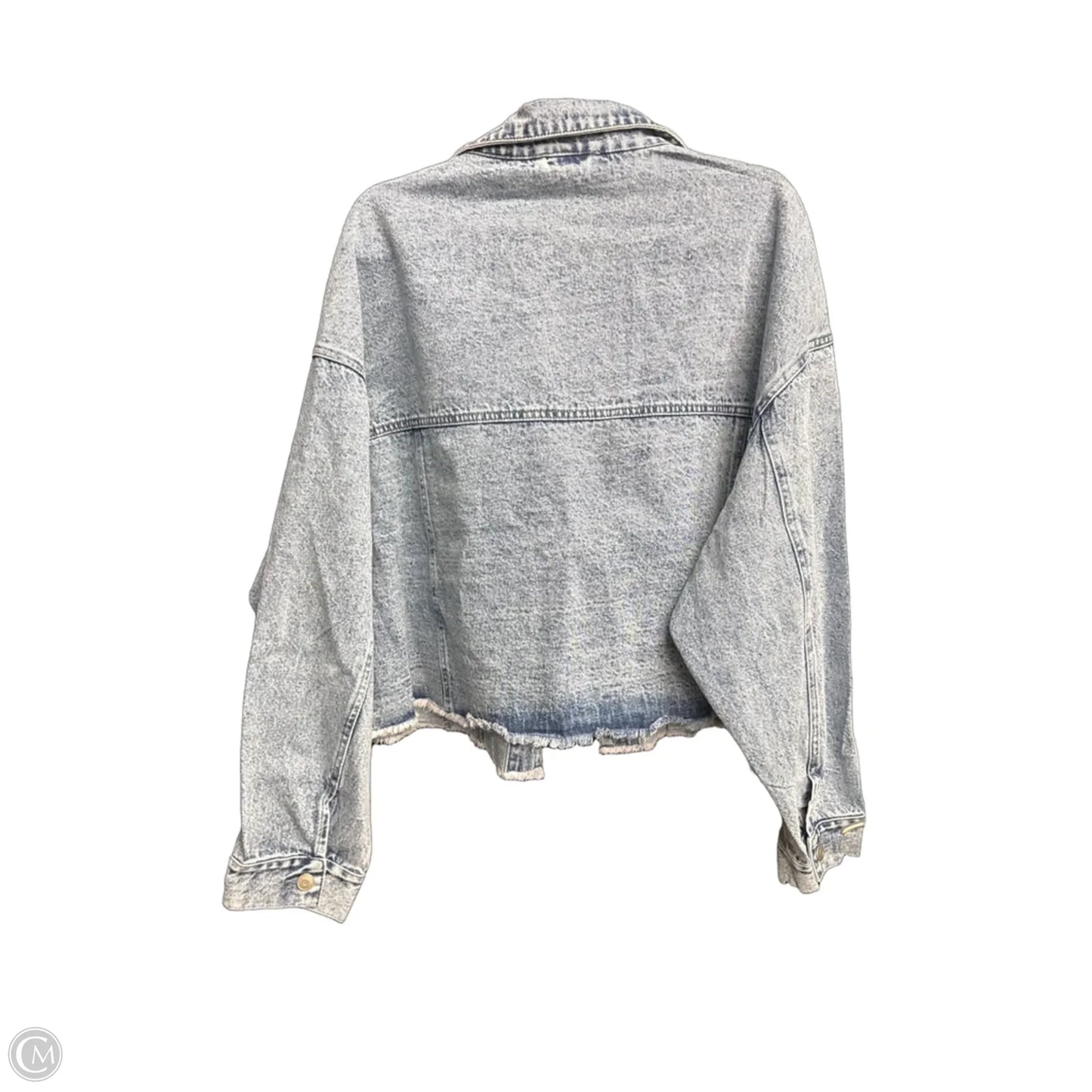 Jacket Denim By Impressions In Blue Denim, Size: Xl