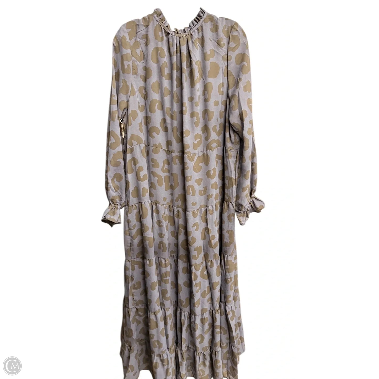 Dress Casual Maxi By Mudpie In Animal Print, Size: L