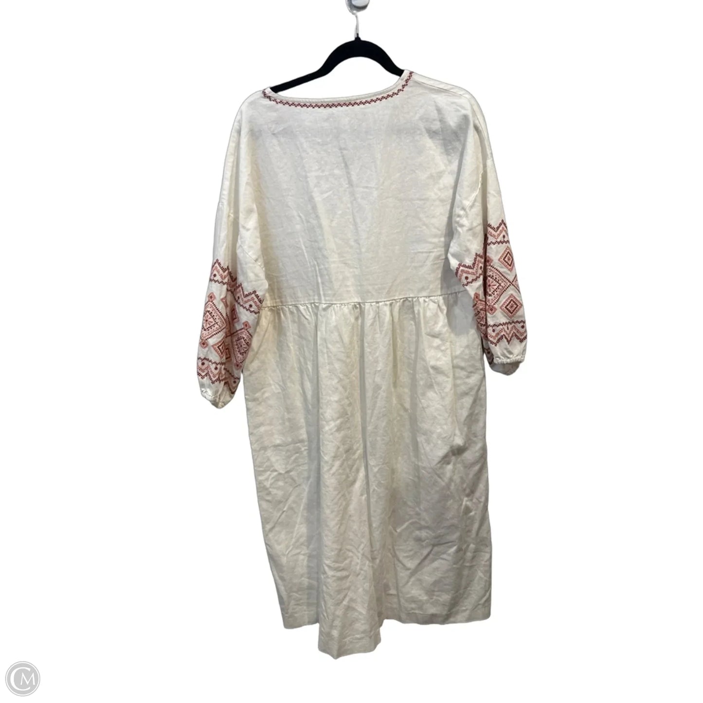 Dress Casual Midi By Madewell In White, Size: L