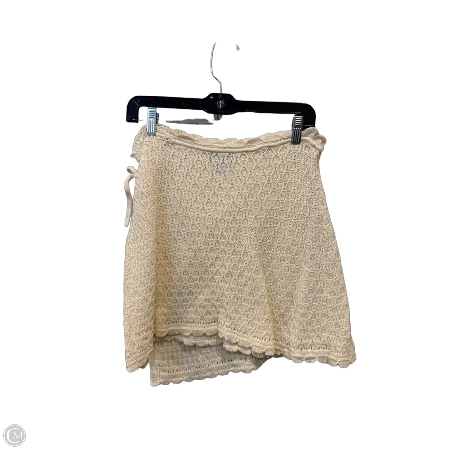 Skirt Mini & Short By Future Collective In Cream, Size: 8