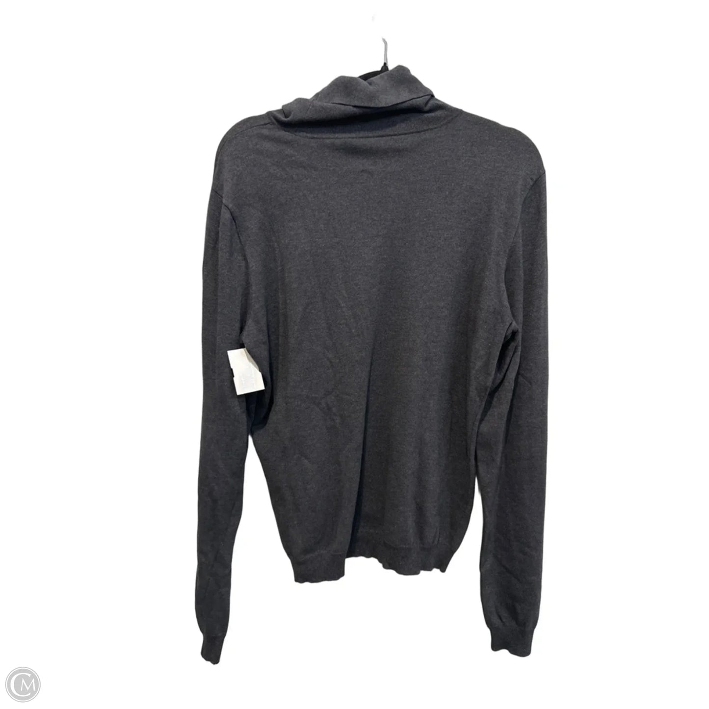 Top Long Sleeve By Ralph Lauren In Grey, Size: L