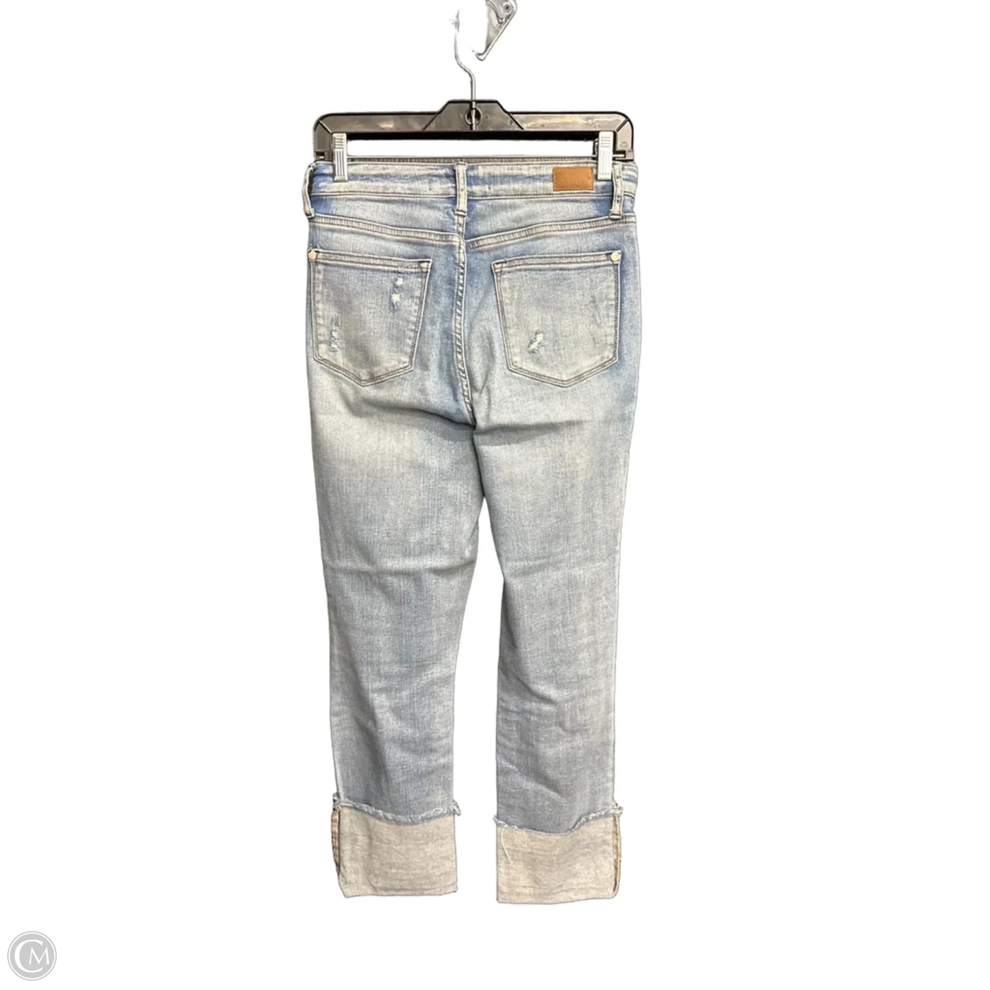 Jeans Straight By Judy Blue In Blue Denim, Size: 4