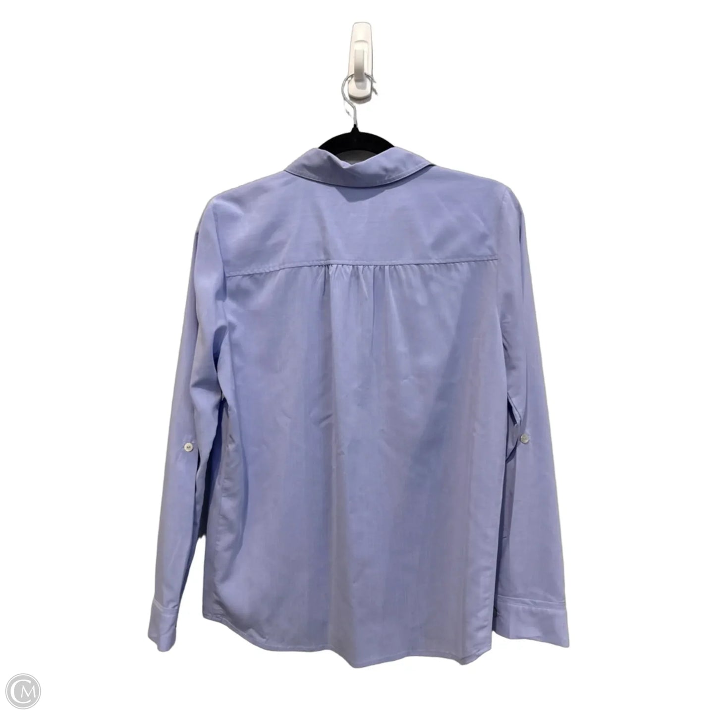 Top Long Sleeve By Chicos In Blue, Size: S