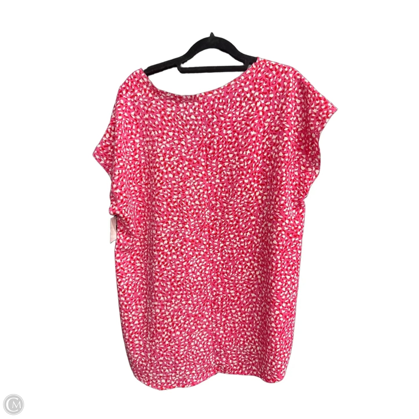 Top Short Sleeve By Jodifl In Pink & Red, Size: M