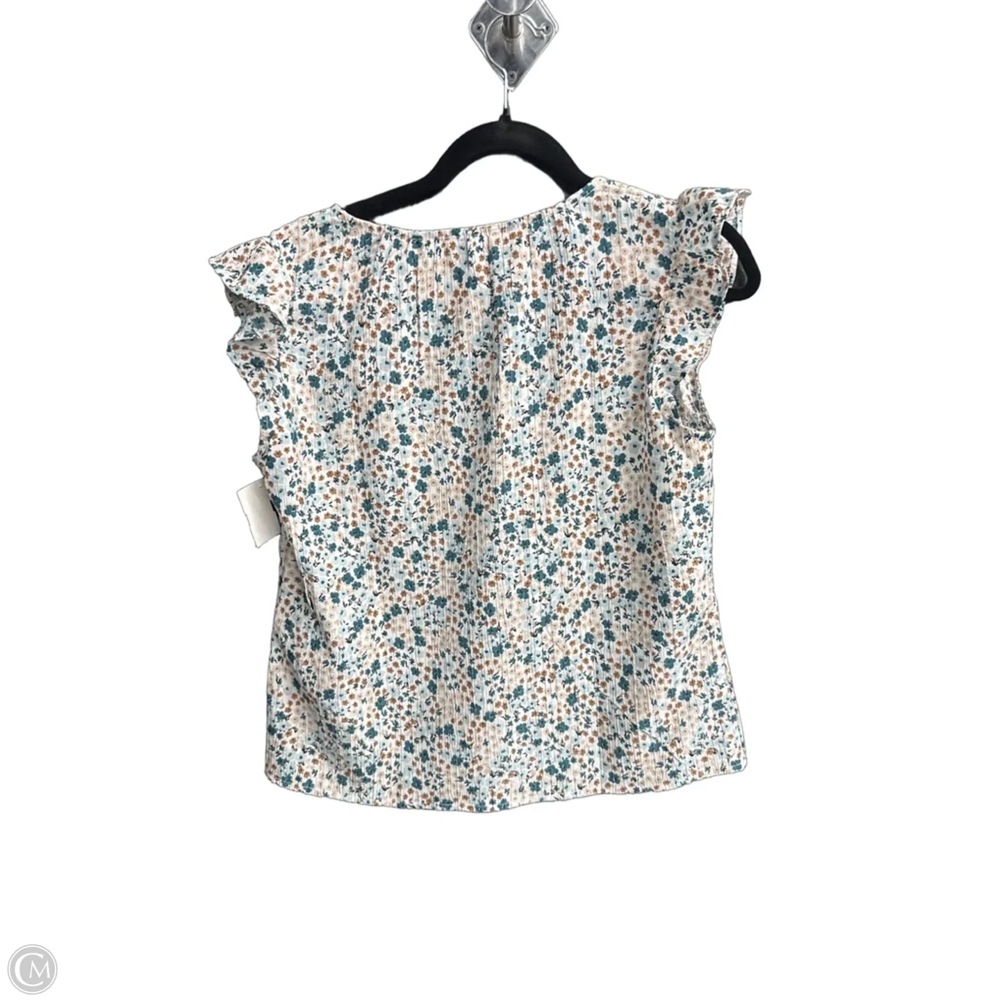 Blouse Sleeveless By Loft In Floral Print, Size: Xs