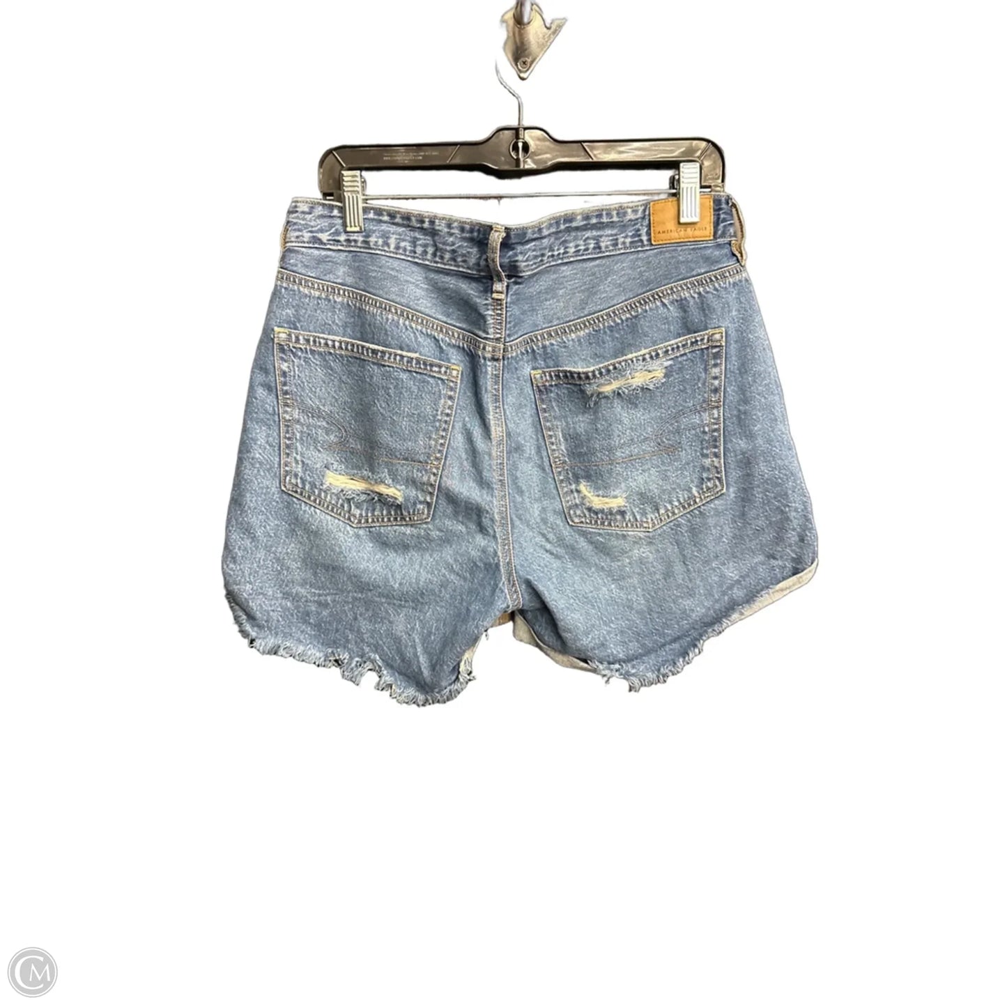 Shorts By American Eagle In Blue Denim, Size: 8
