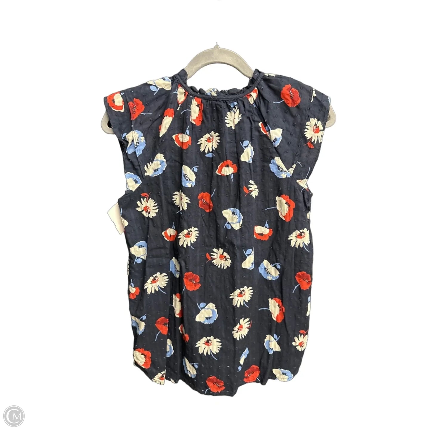 Blouse Sleeveless By Loft In Floral Print, Size: S
