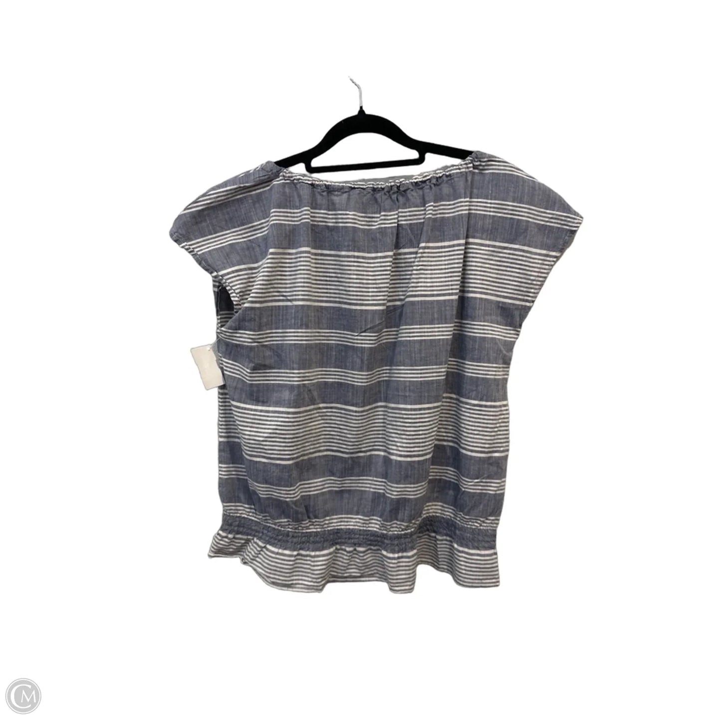 Top Sleeveless By Loft In Striped Pattern, Size: S