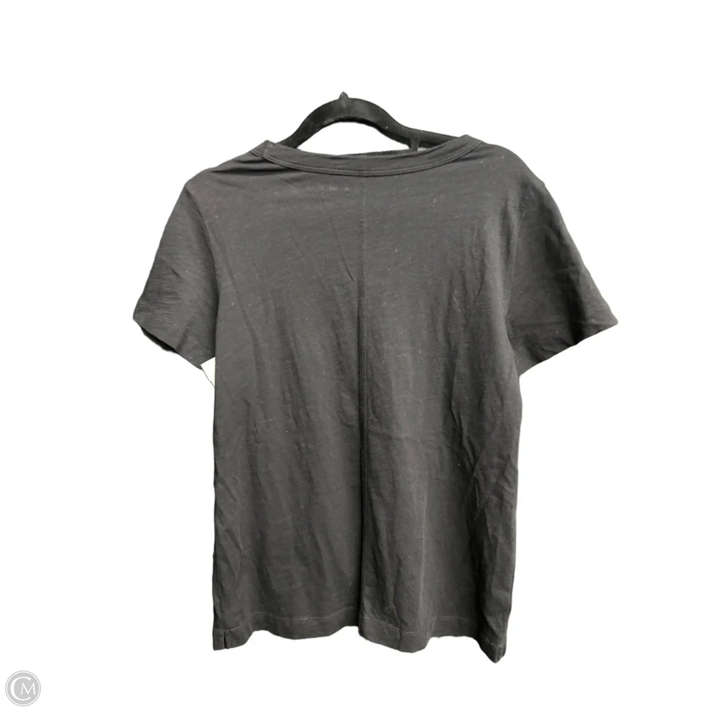 Top Short Sleeve By Loft In Black, Size: Xs