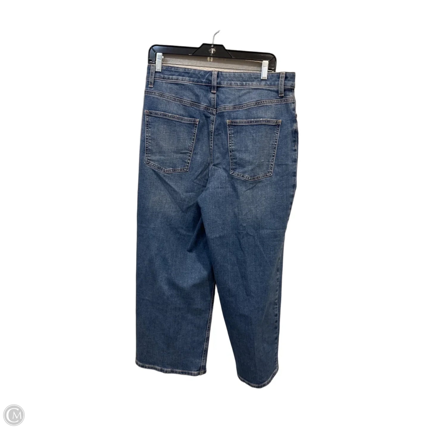 Jeans Wide Leg By Talbots In Blue Denim, Size: 10