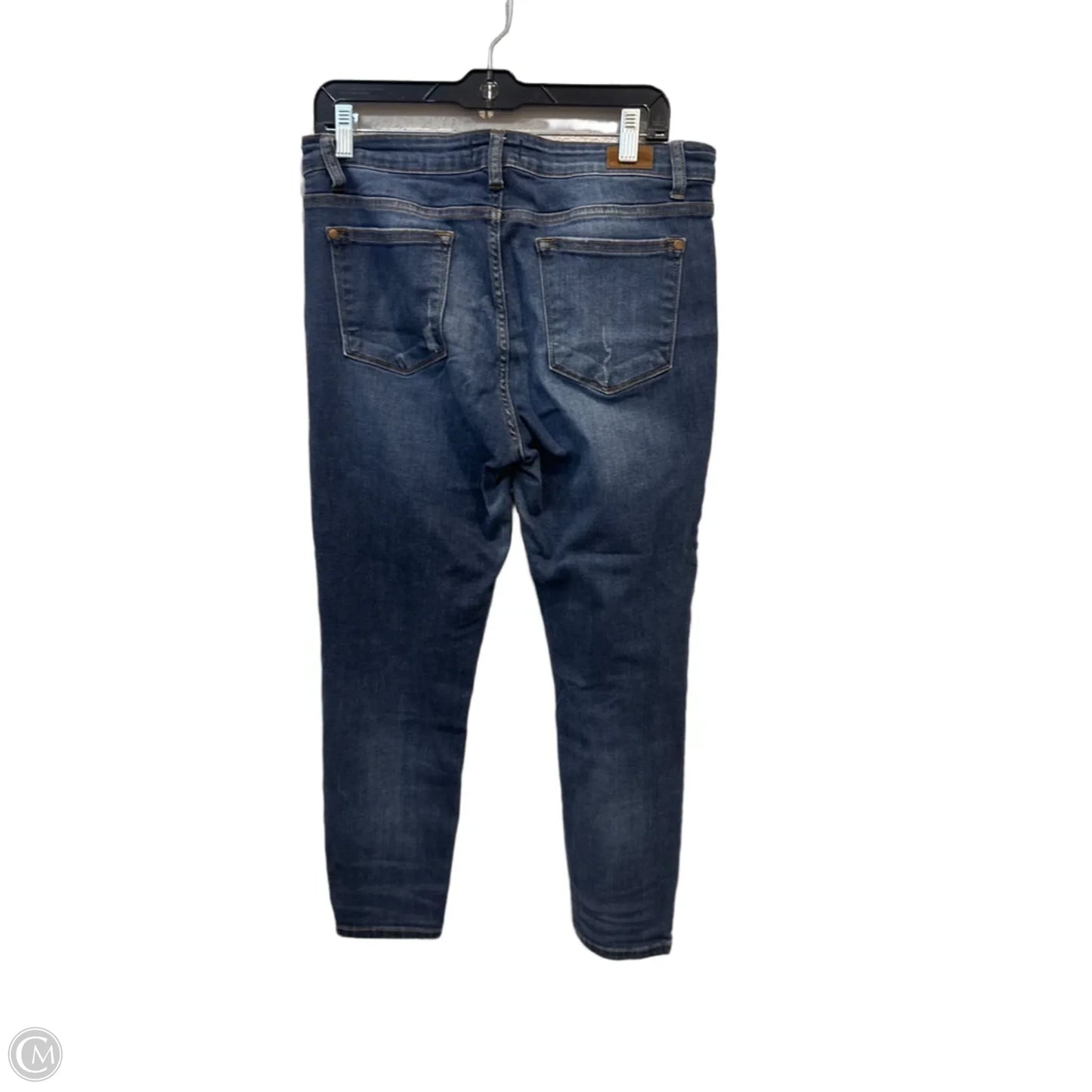 Jeans Straight By Judy Blue In Blue Denim, Size: 14