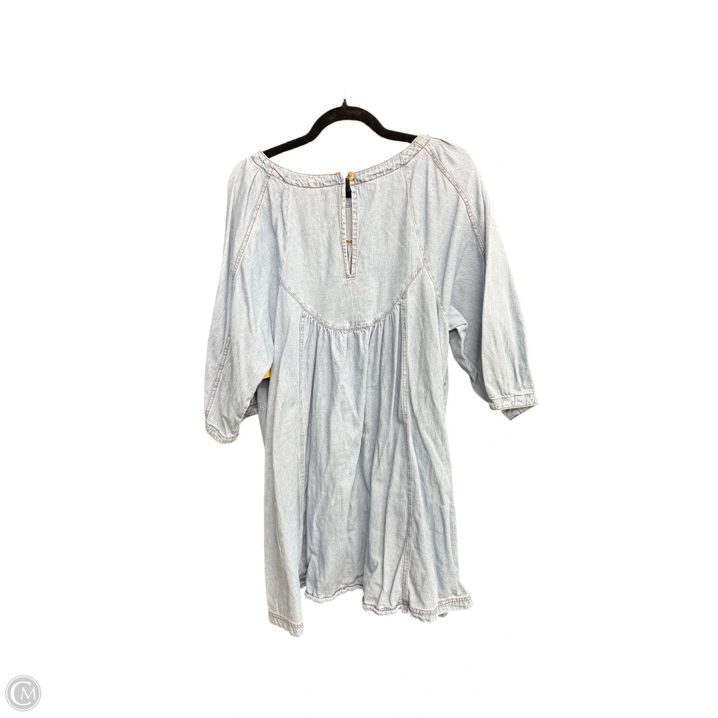 Dress Casual Midi By Entro In Blue Denim, Size: L