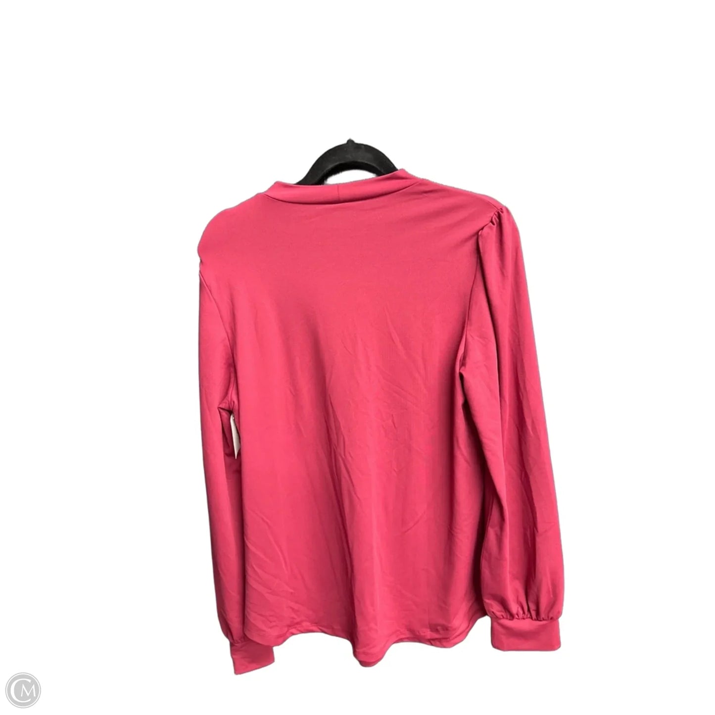 Top Long Sleeve By Clothes Mentor In Maroon, Size: L