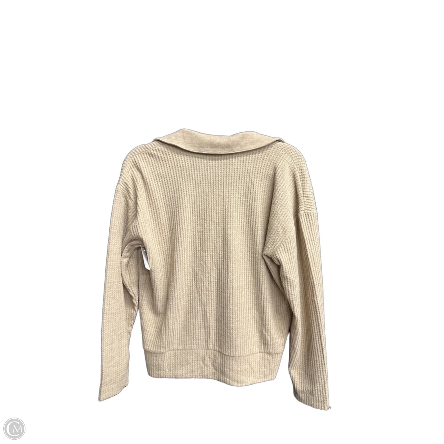 Top Long Sleeve By Loft In Beige, Size: S