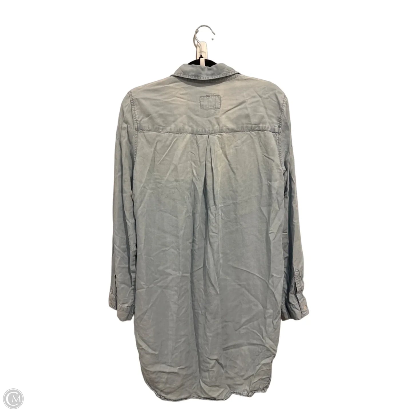 Tunic Long Sleeve By Velvet Heart In Blue Denim, Size: L